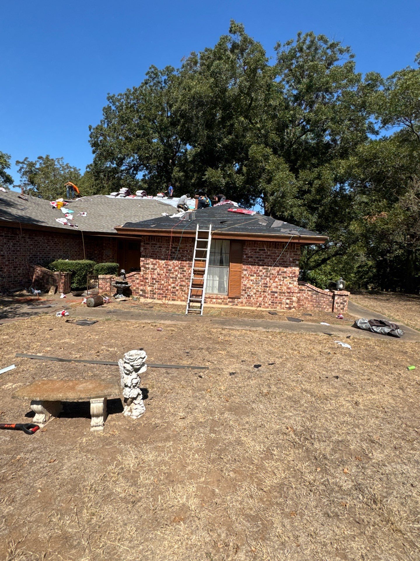 Residential Roof Replacement using GAF - NATURAL SHADOW - WEATHERED WOOD by Elite Roofing LLC
