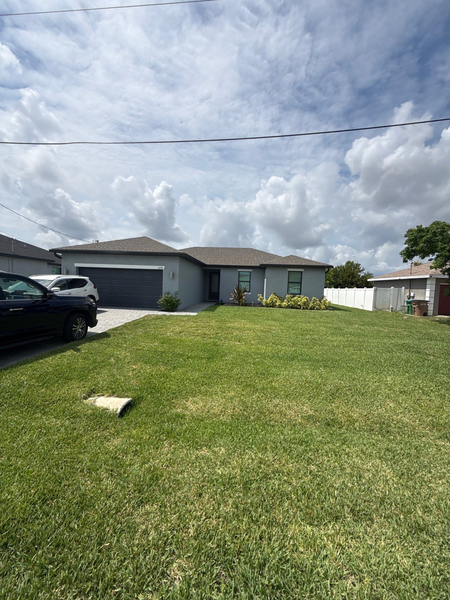 Dark Bronze Seamless Gutters using 6 Inch Seamless Gutters in Cape Coral FL by Gutter Professors