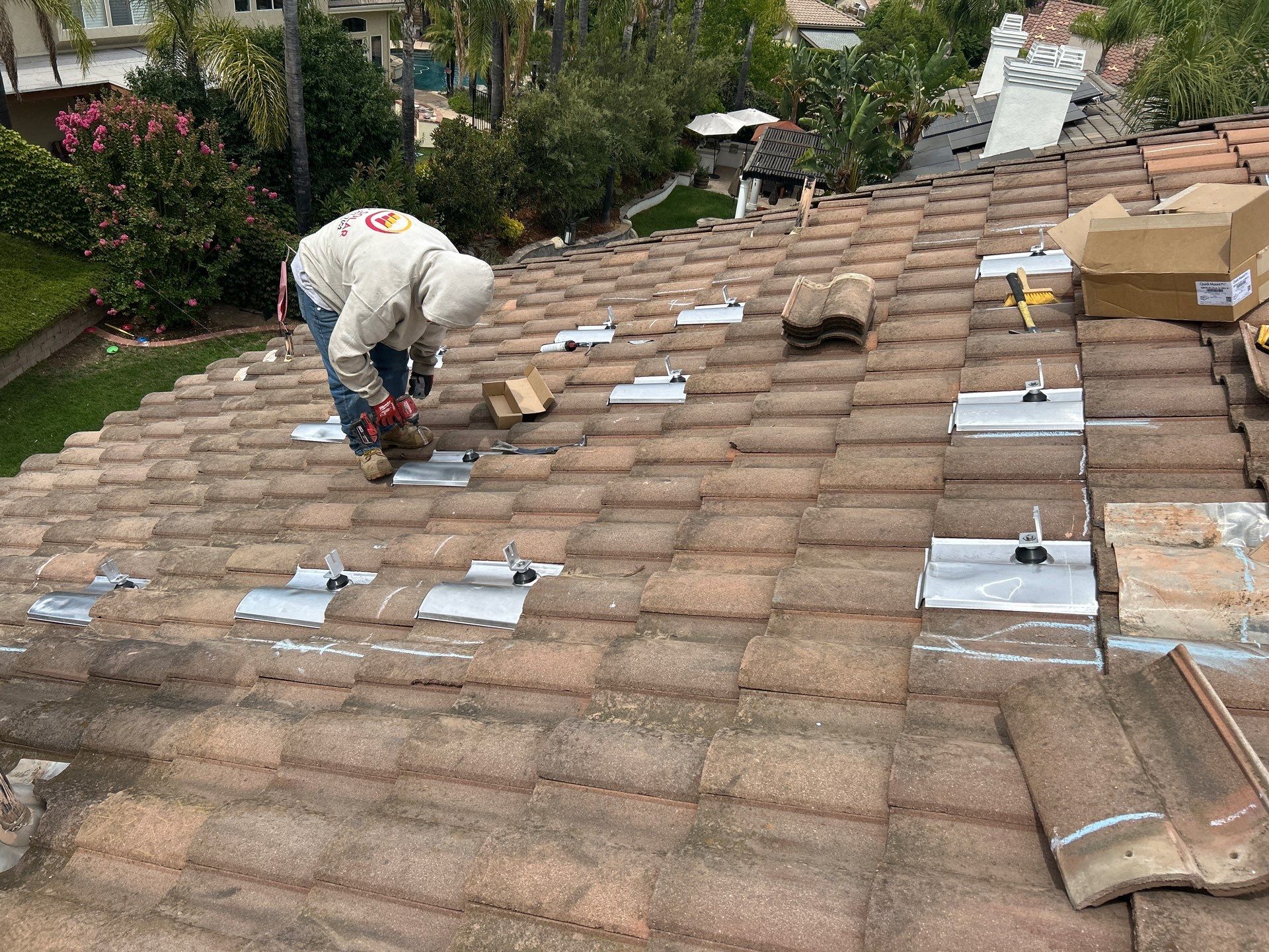 Tesla Powerwall and REC Solar Panel Installation in Thousand Oaks by AWS Solar