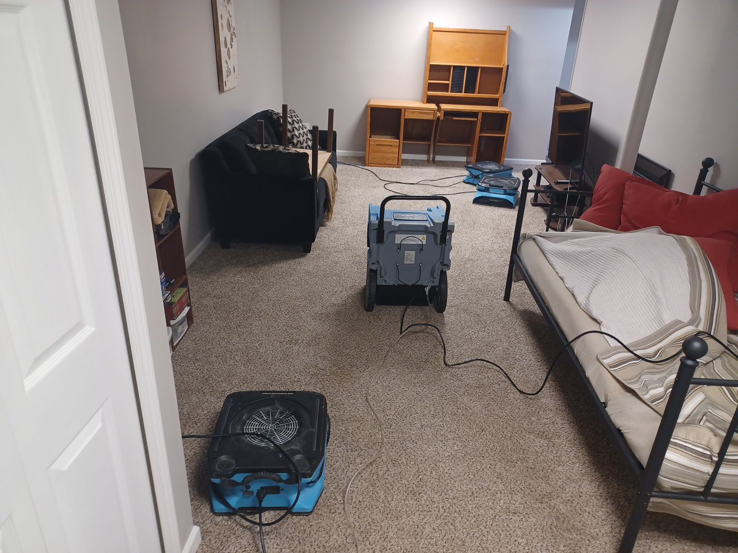 Project in South Lyon by EzDry Water Mitigation & Property Restoration