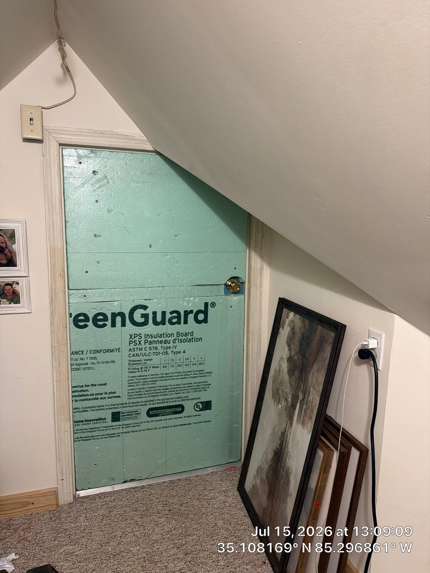 Attic Insulation Board and Access Point Sealing in Chattanooga by CompanyCam Sales Demo