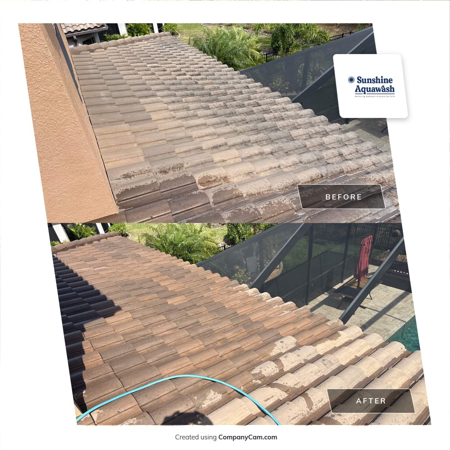 Tile Roof & Pool Deck Cleaning in Artisan Lakes Esplanade, Palmetto, FL – Sunshine AquaWash by Sunshine AquaWash