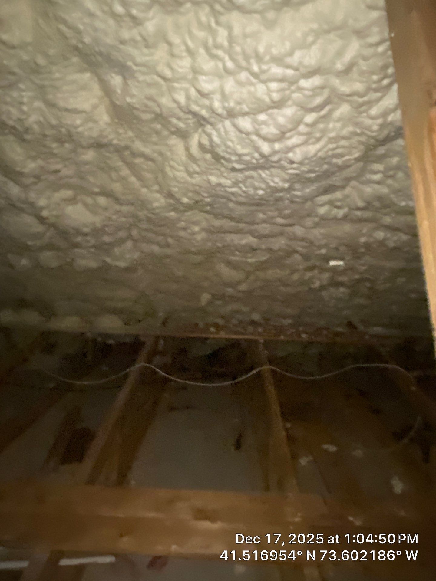 Attic Insulation using open cell spray foam by NYS Foam & Energy
