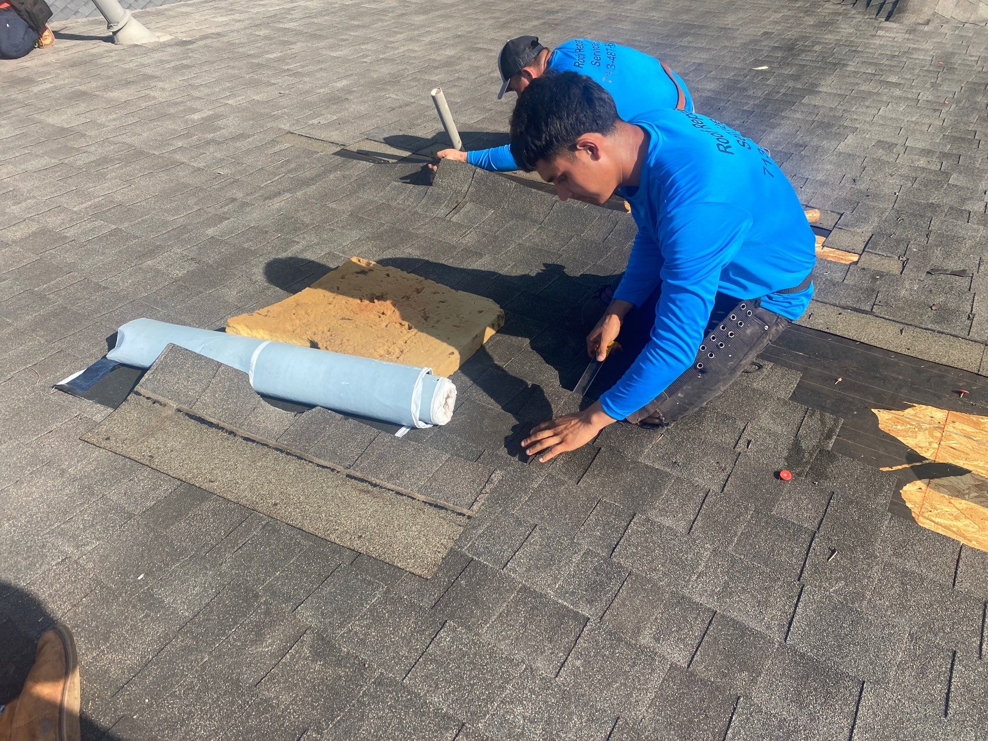 Hail Damage using Owen's Corning Duration (Lifetime) Shingles by Roof Repair Company