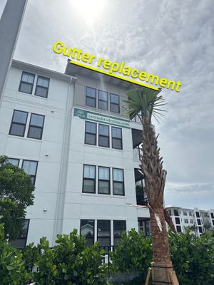 Replace gutter using gutter installation in Bradenton FL