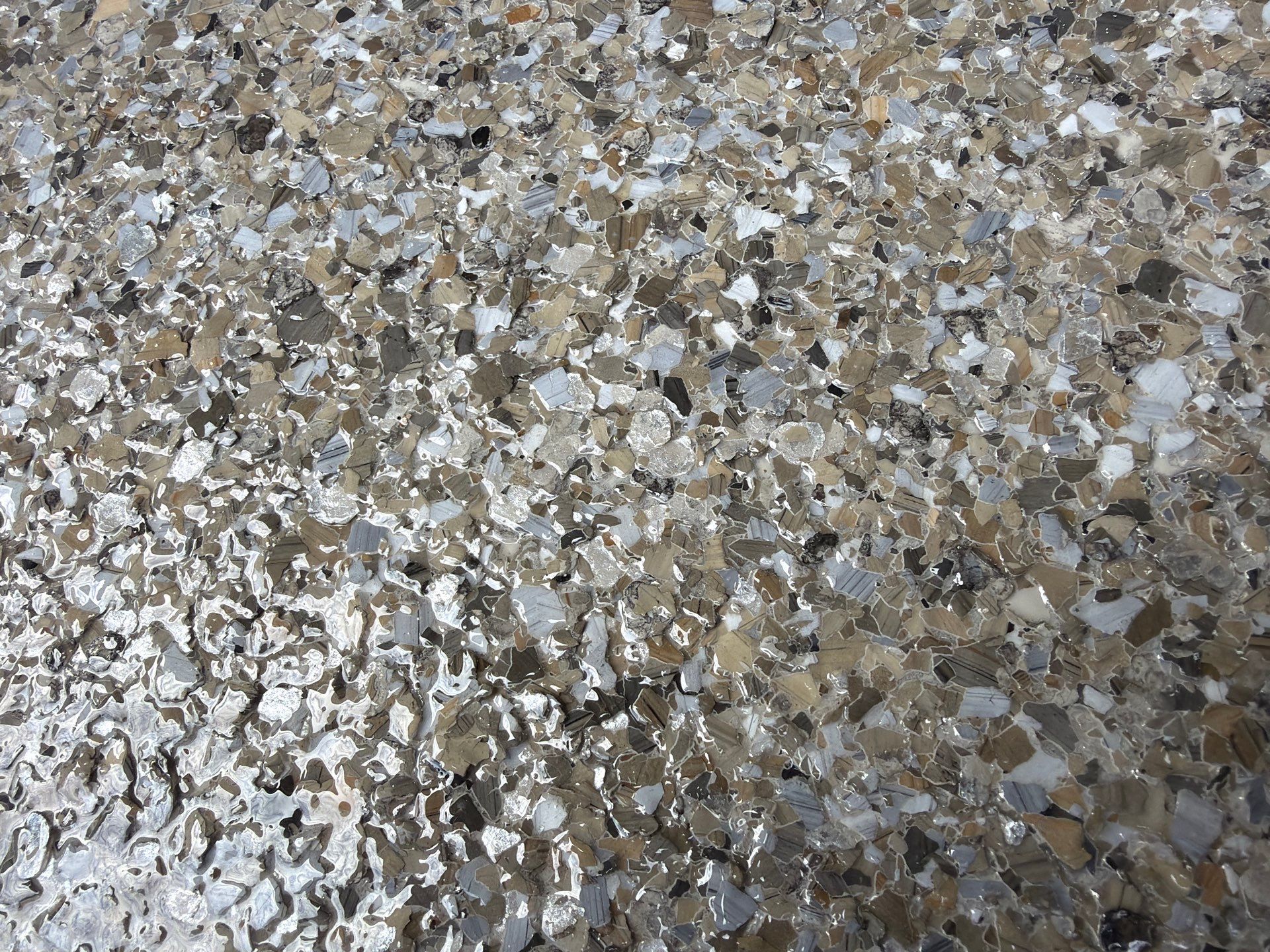 VIntage Shalestone Garage Coating by NG Masonry & Construction LLC