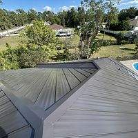24ga 1" Nail-Strip Dark Bronze by Total Roofing System The Metal Roof Experts