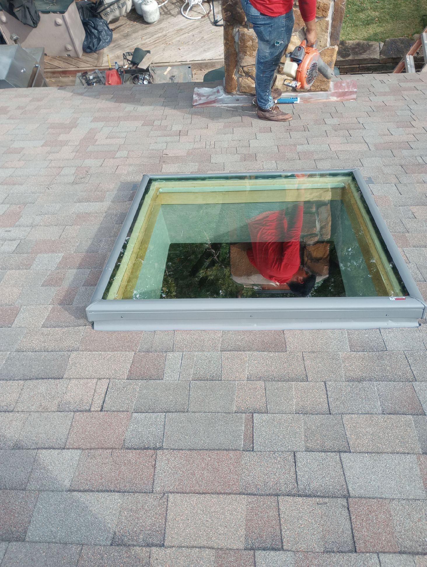 skylight replacement in Edmond by McCann's Roofing and Construction