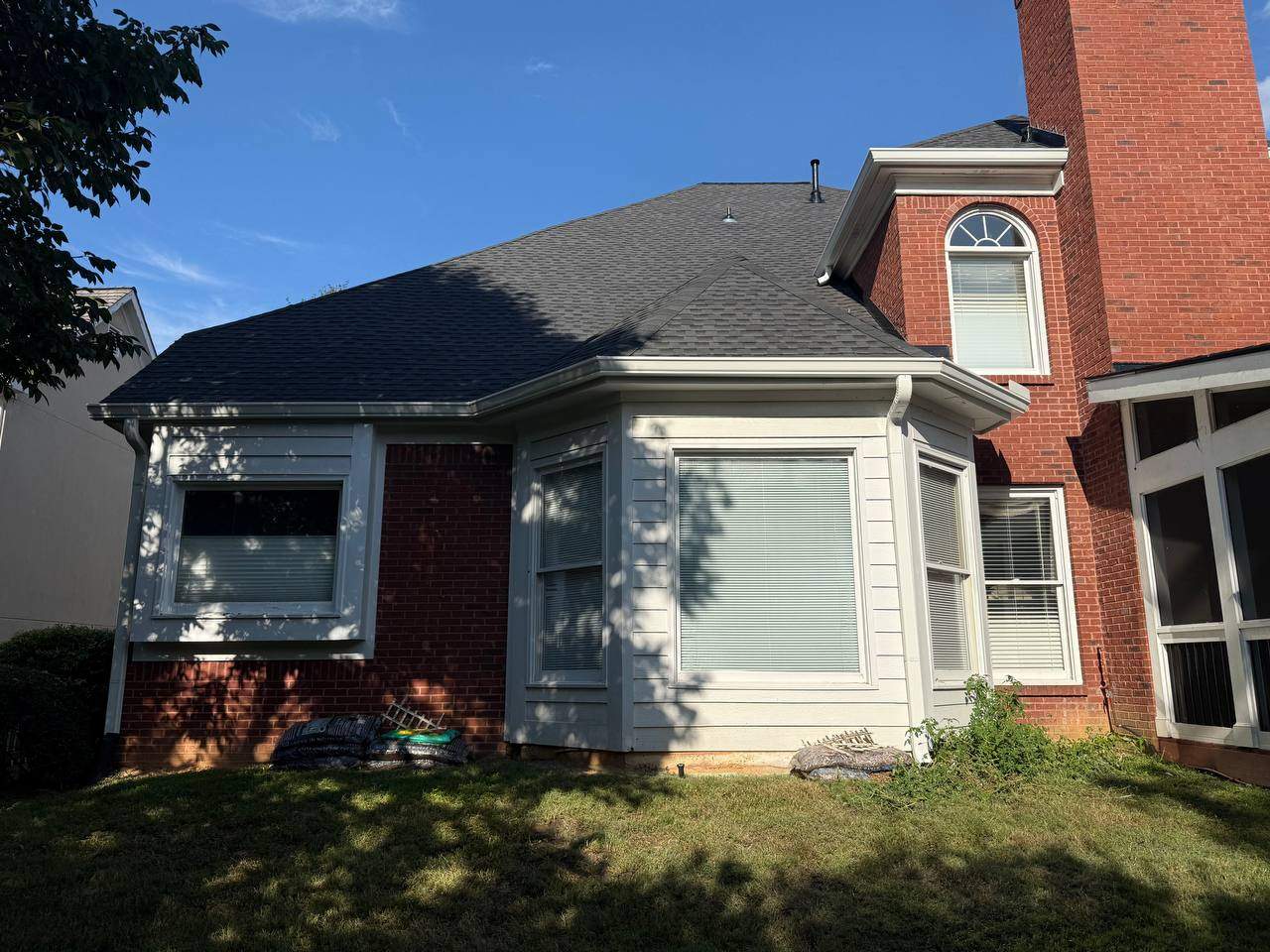 Dunwoody Mill Ct Gutter System & Chimney Cap Replacement   by Dom Roofing & Restoration