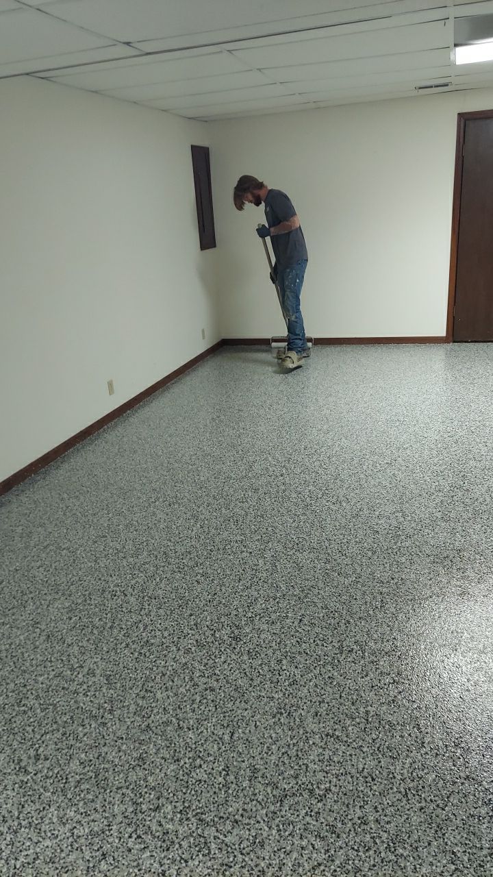 Basement in Domino - Girard, OH by Alexander Concrete Coatings
