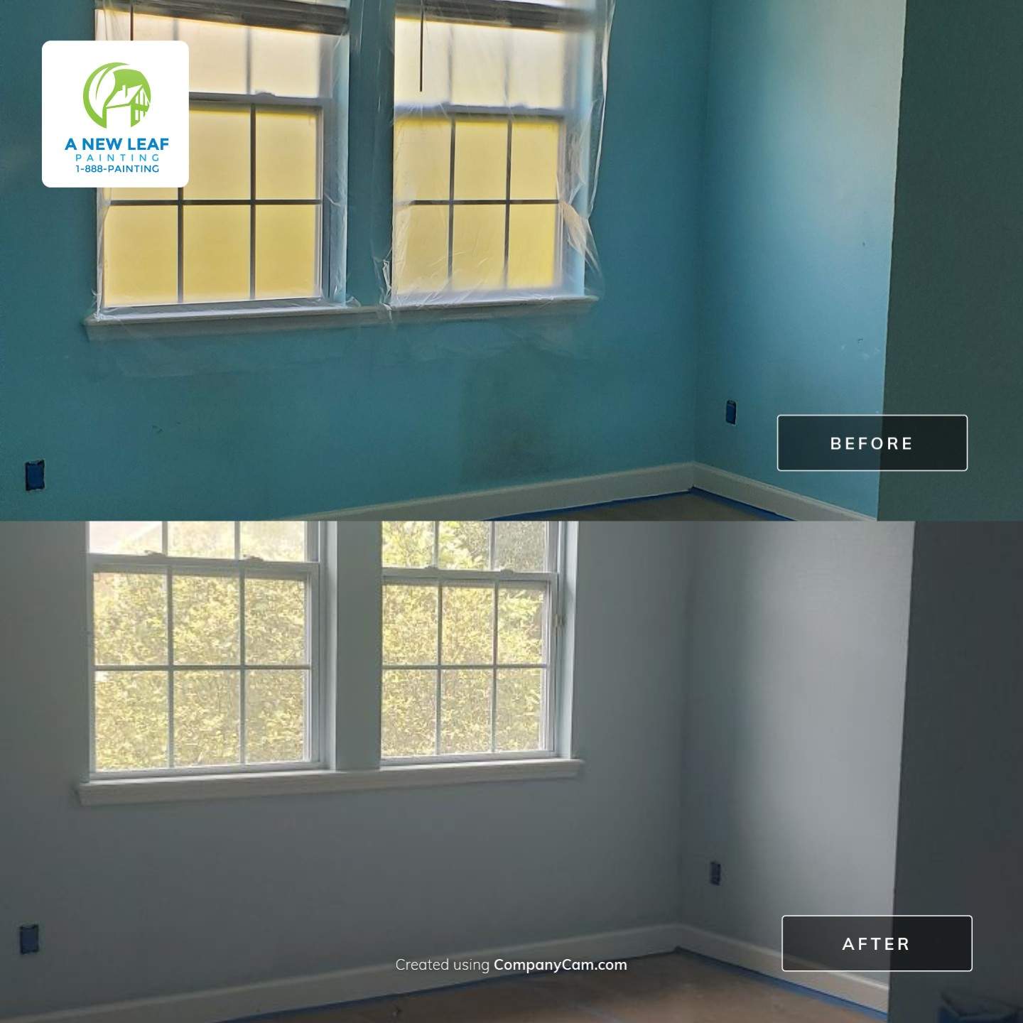 Ponte Vedra Beach and Nocatee, FL 32081 - Interior Painting and Garage Floor Coating Project by A New Leaf Painting, LLC