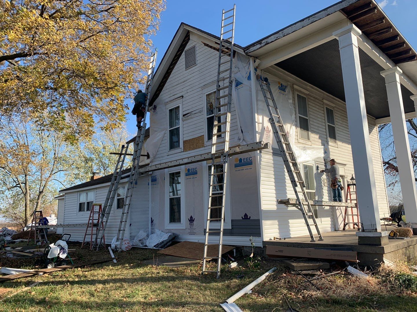 Siding Installation using Market Square by EEC  Windows, Siding & Roofing 
