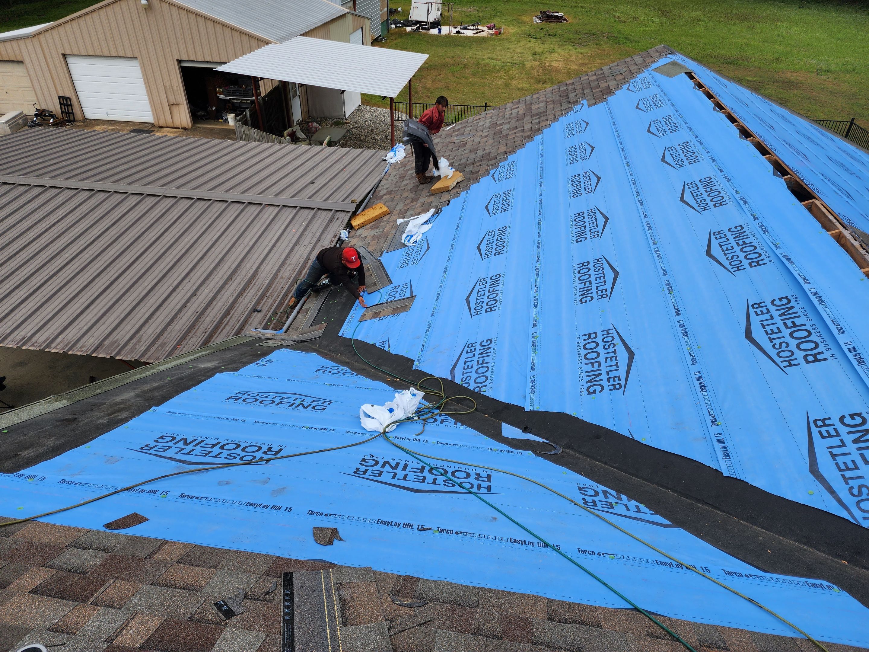 Residential Shingle Reroof using Malarkey Vista by Hostetler Roofing