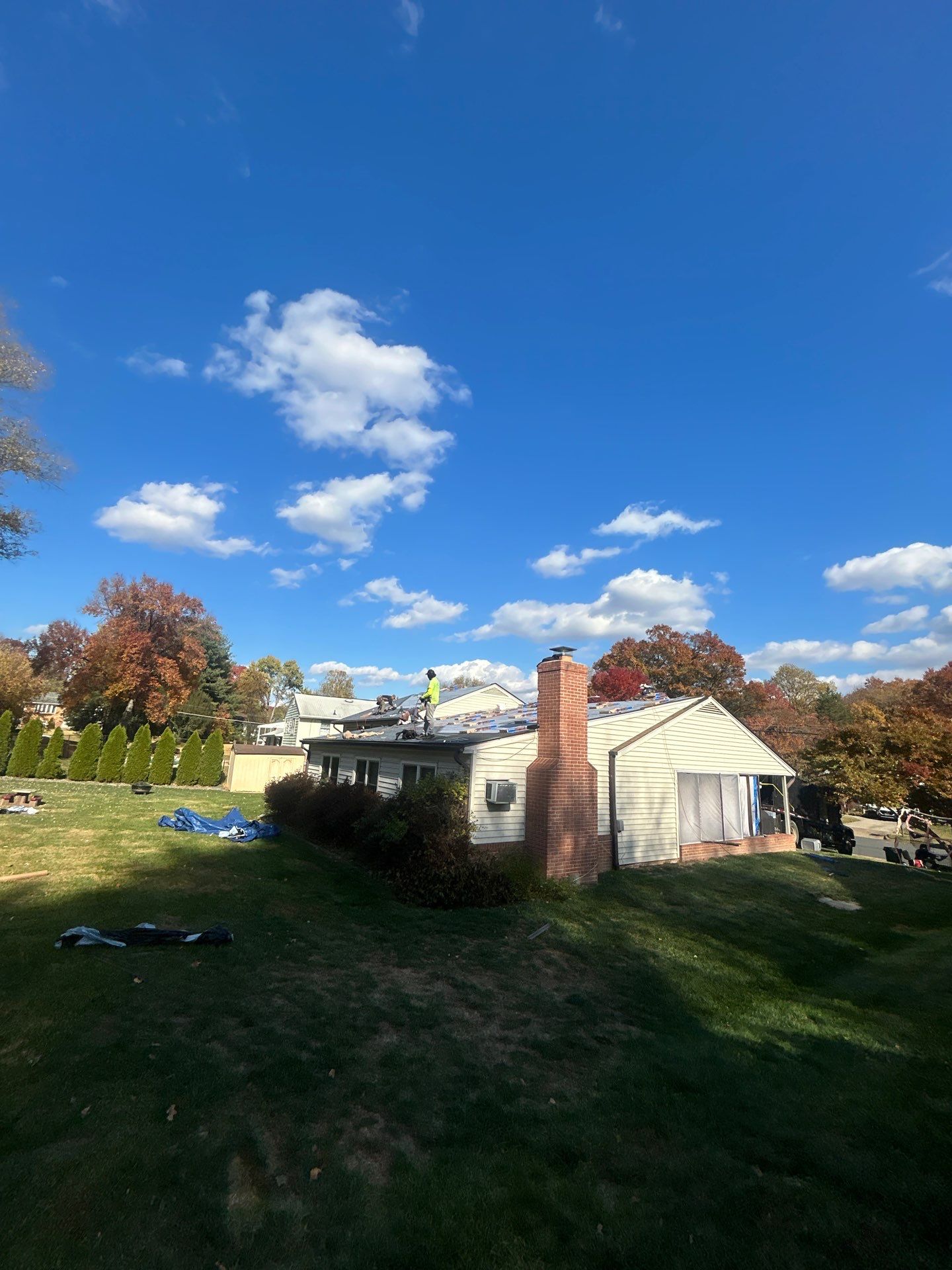 Faifax : Residential Roof Replacement with CertainTeed Landmark Pro in Max Def Coastal Blue  by RM Banning, Inc.