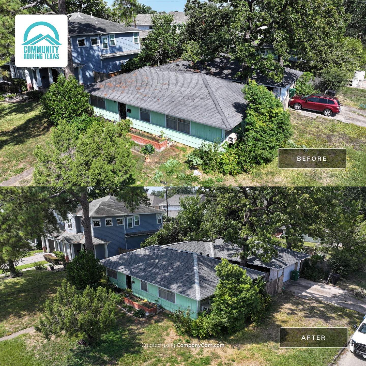 Project in Houston (Oak Forest) by Community Roofing Texas