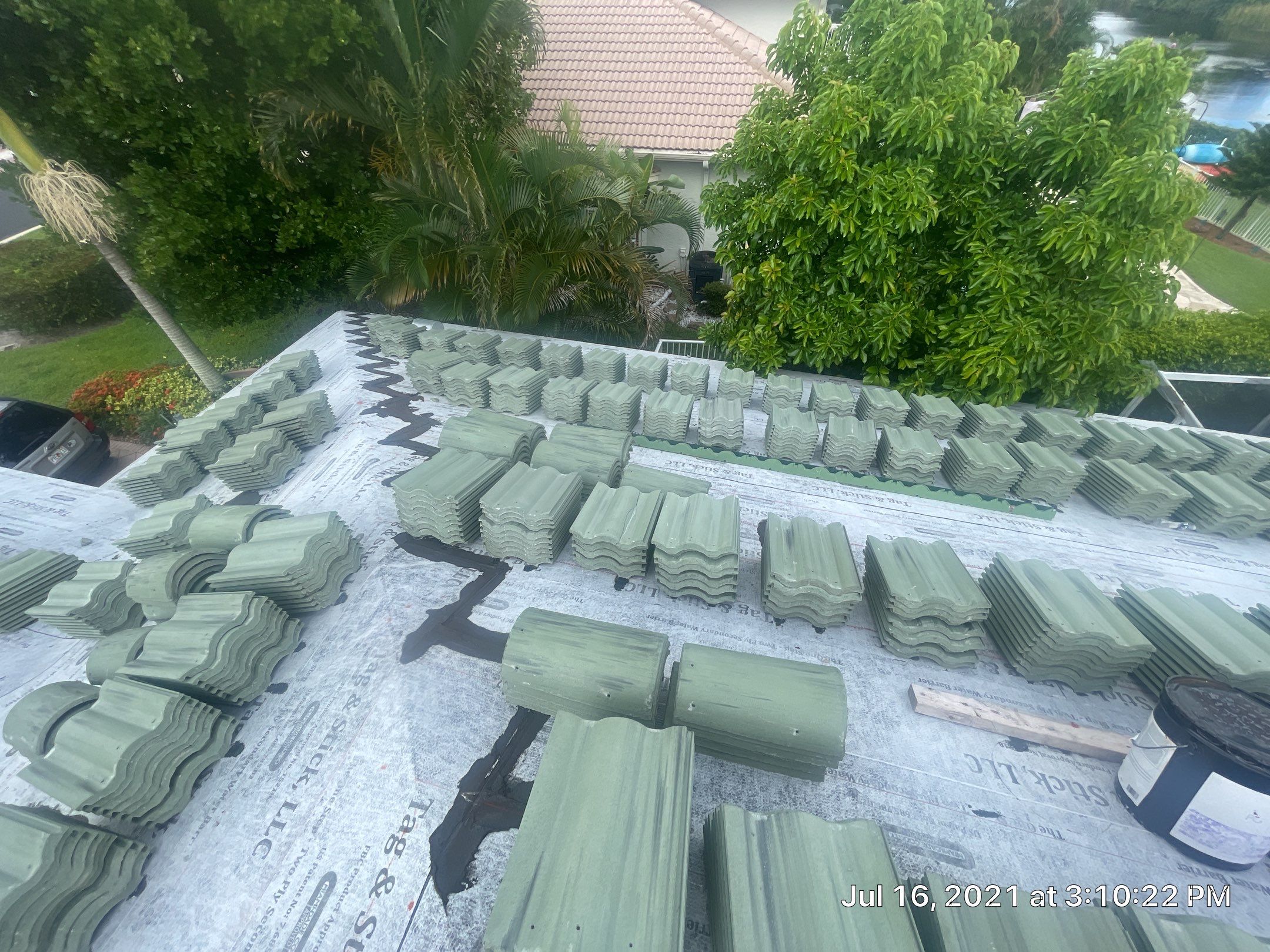 Residential Roofing Installation using Eagle Roofing Tile by BLUES BROTHERS ROOFING