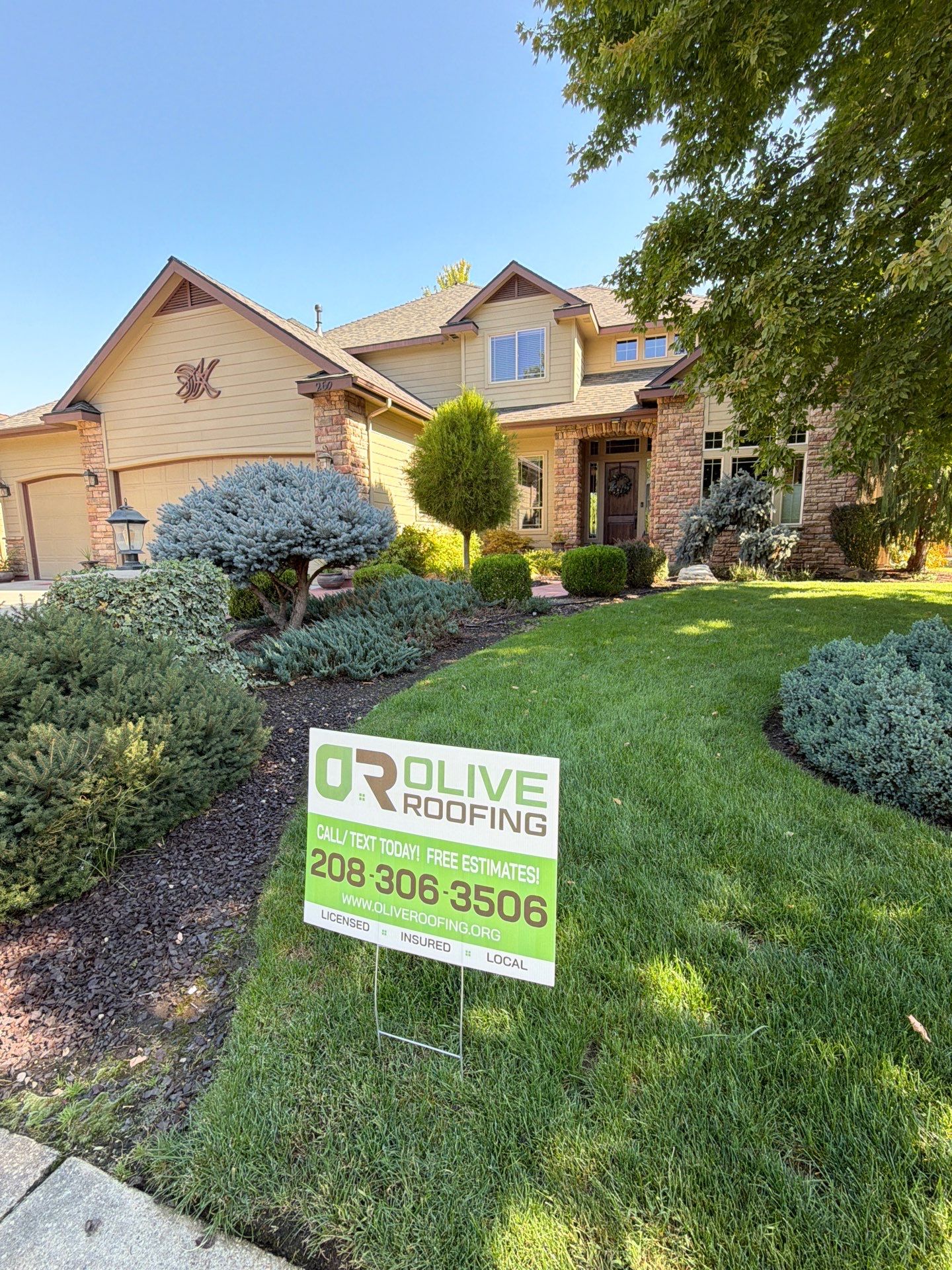 Residential Roof Replacement and Attic Structural Repair in Eagle by Olive Roofing