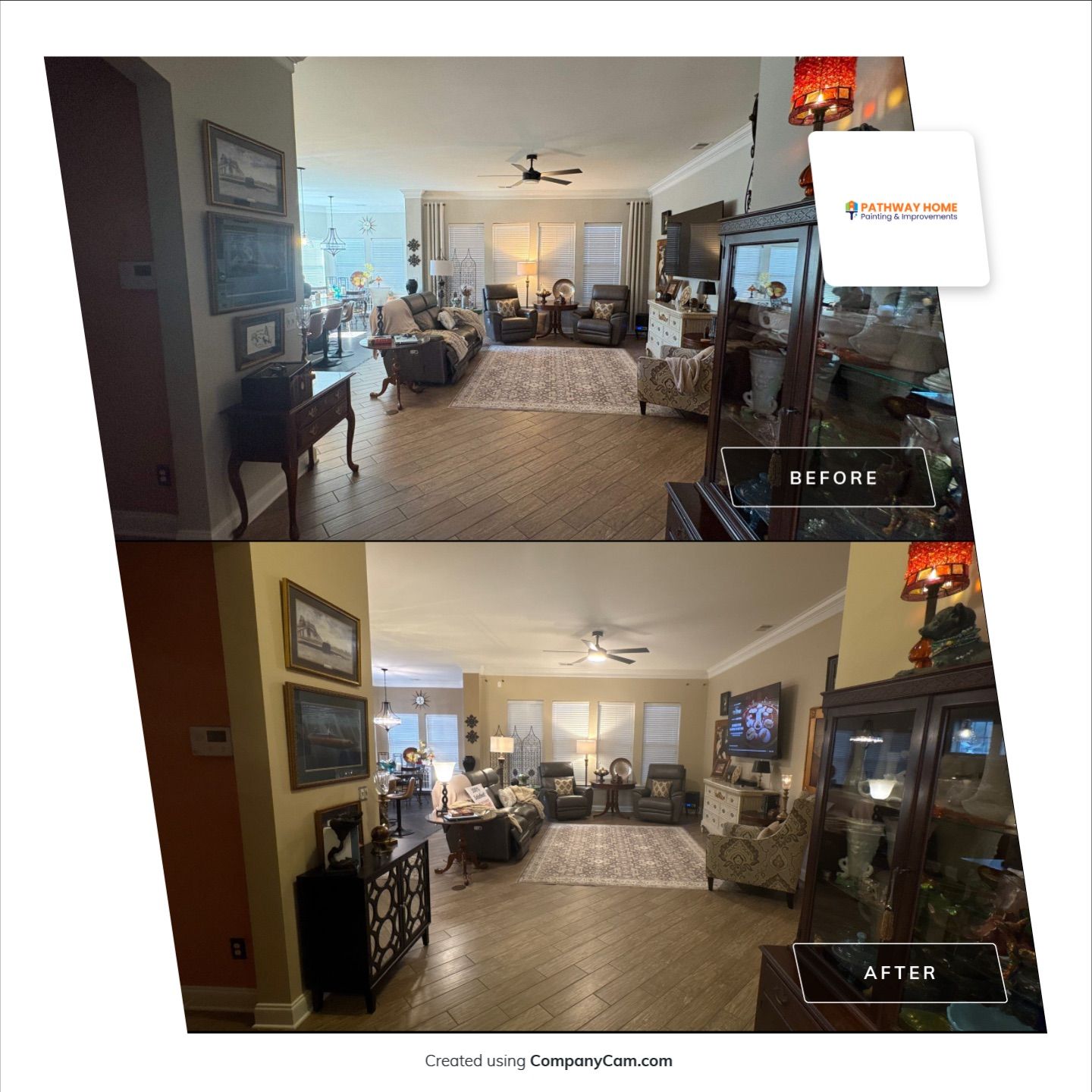 β This Home Runs on Latte Love by Pathway Home Painting & Improvements