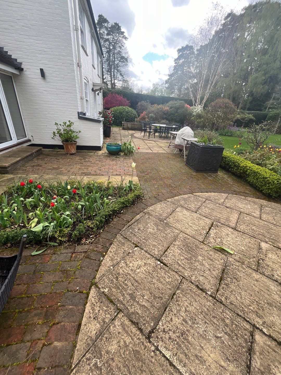 Patio Area Spring Clean using honda 21 ltr/min by Ges Exterior Cleaning ltd