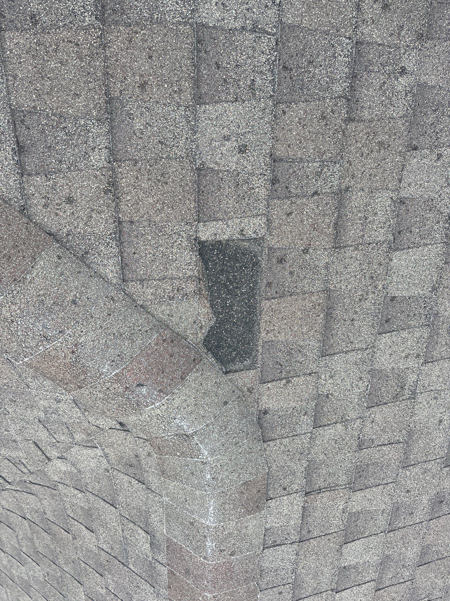 Hail Damage using Owen's Corning Duration (Lifetime) Shingles by Roof Repair Company