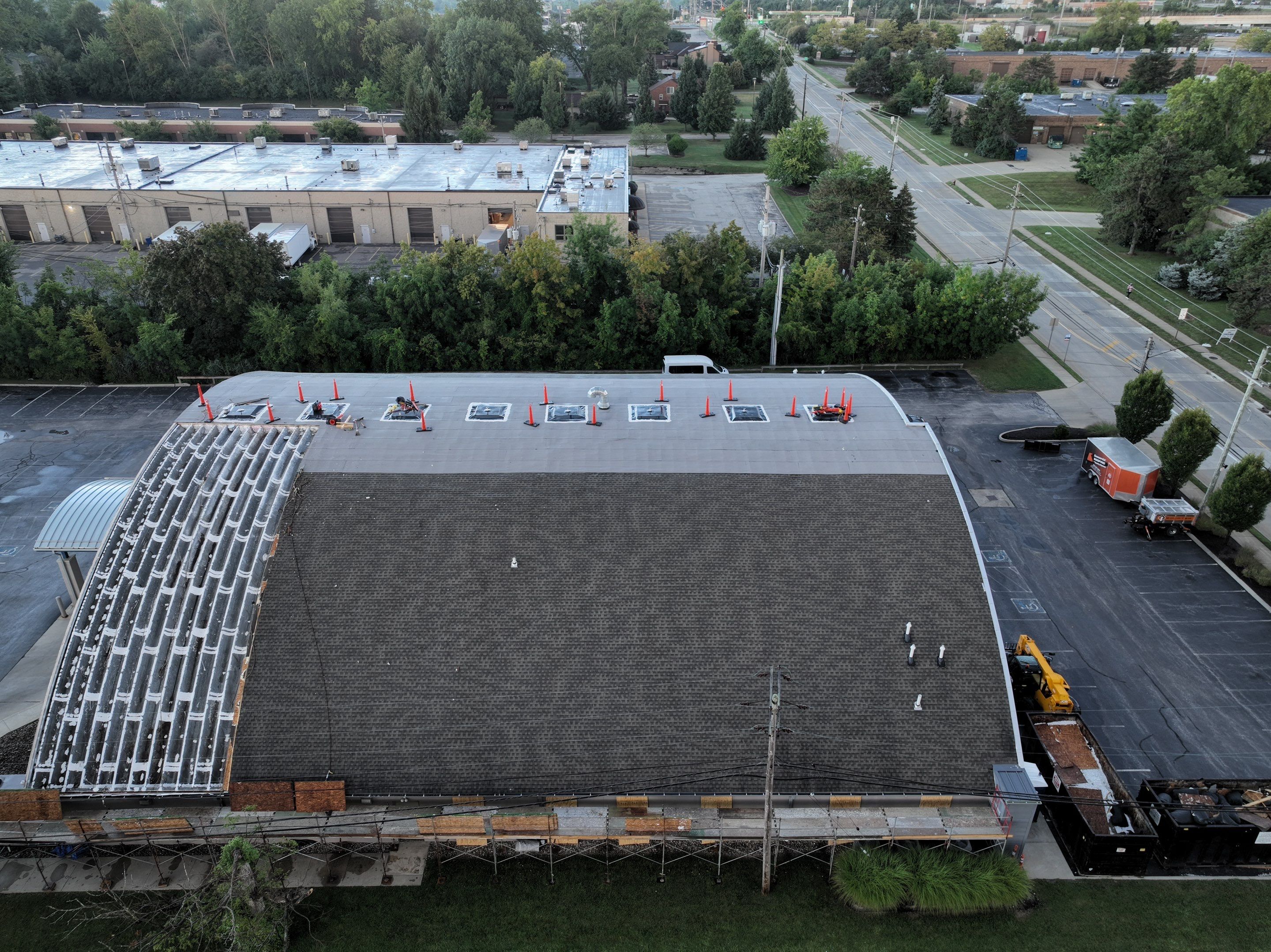 Project in Warrensville Heights by Commercial Roofing and Coating Systems 