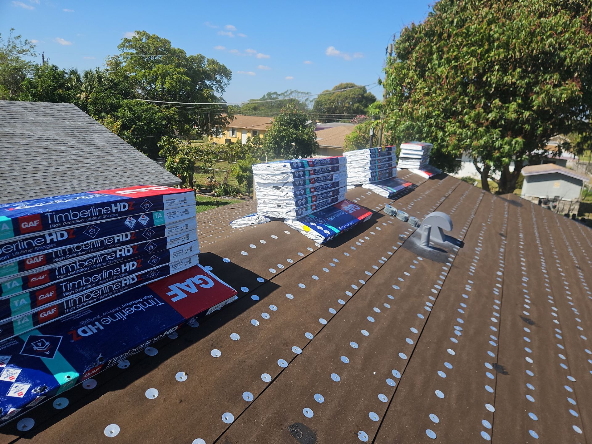 Residential Roofing Installation using GAF by BLUES BROTHERS ROOFING