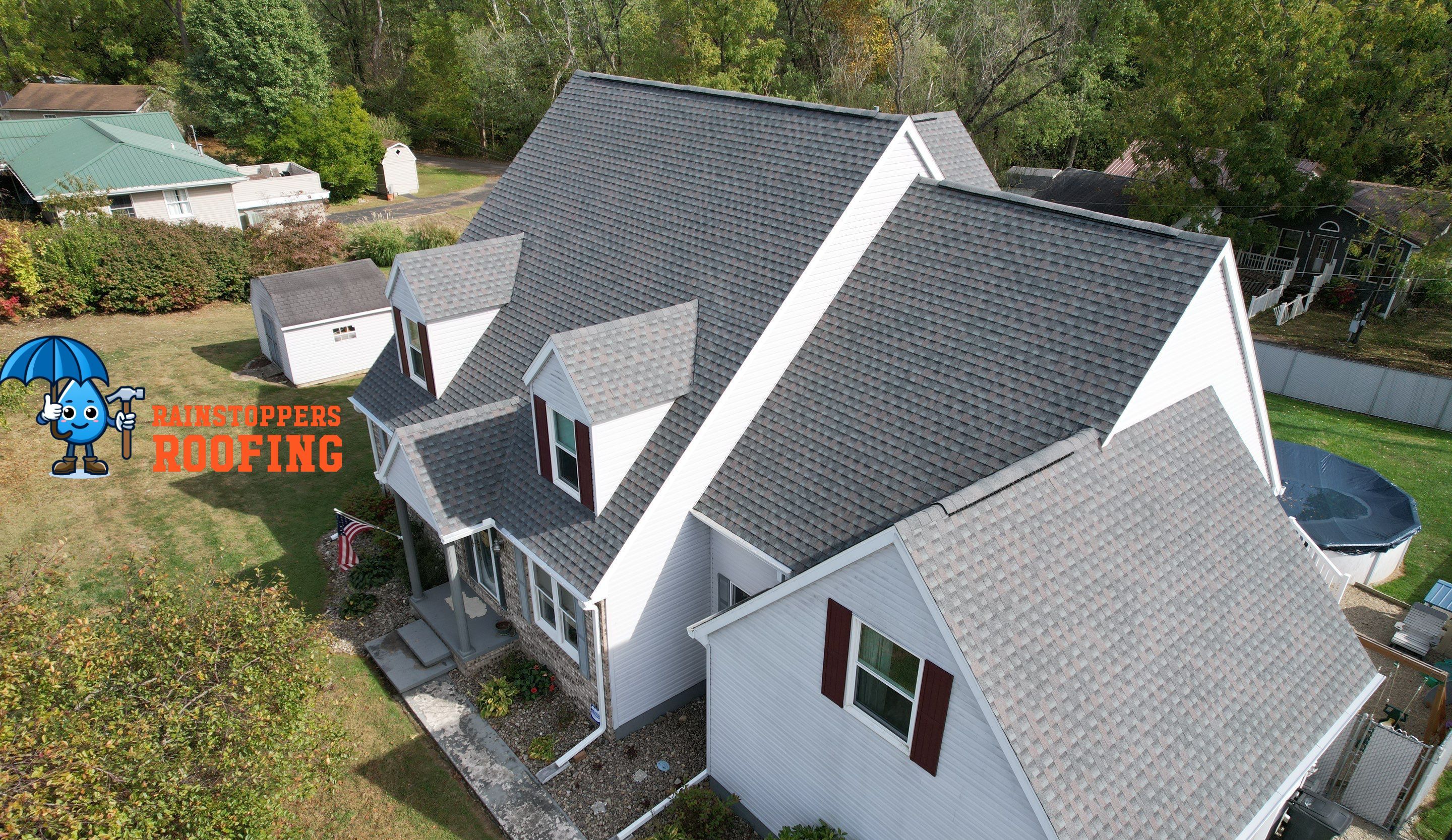 Residential Roofing Installation by Rainstoppers Roofing