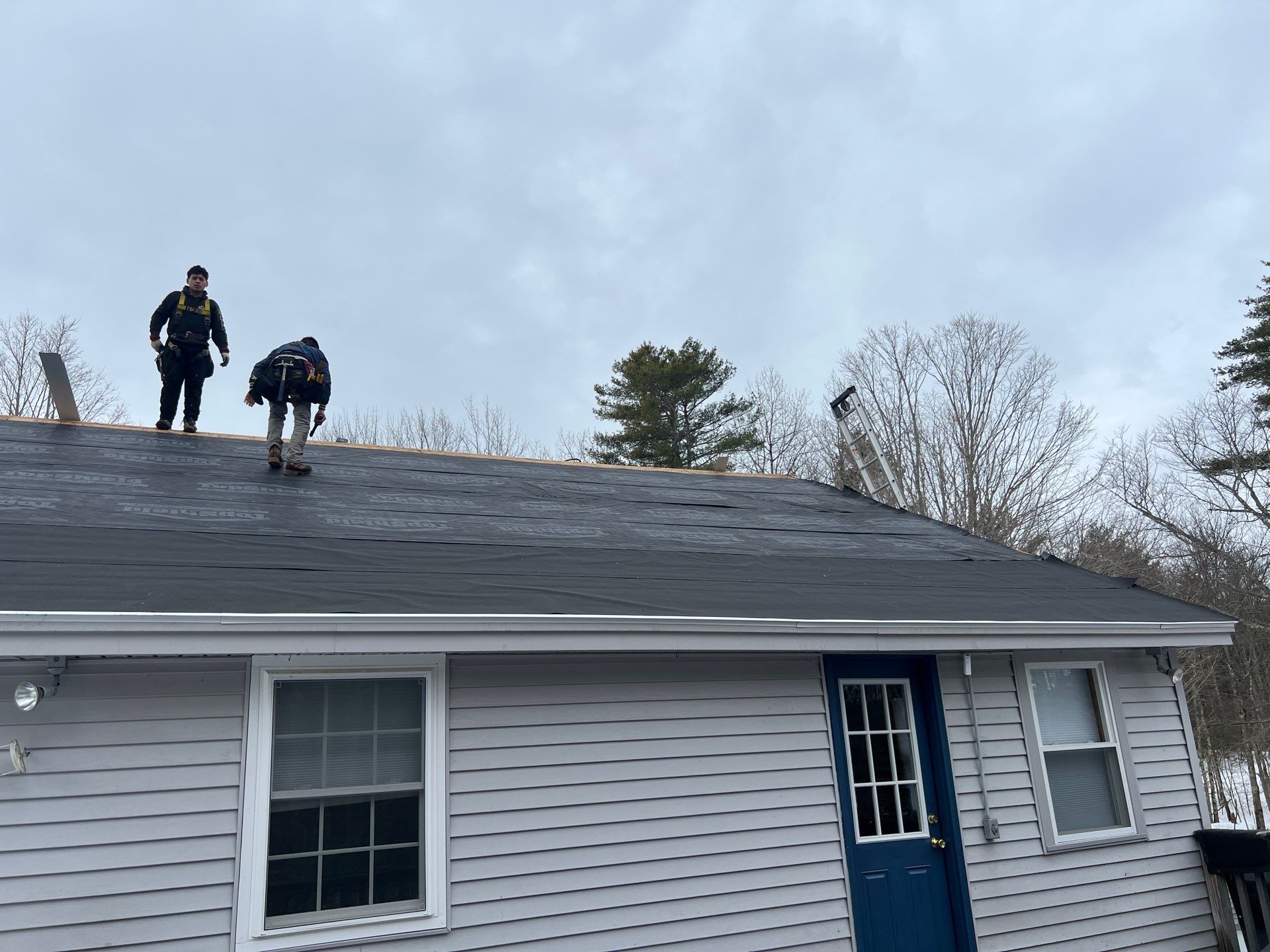 New Roof Installation in Barnstead New Hampshire by Tall pine roofing