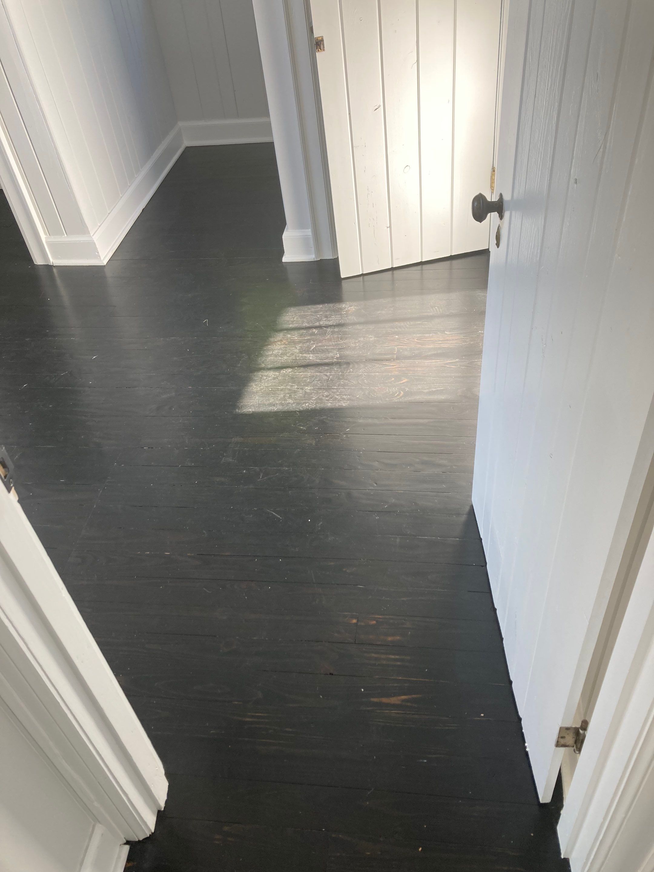 Hardwood floor refinish/restore by Footprints Floors of Nashville