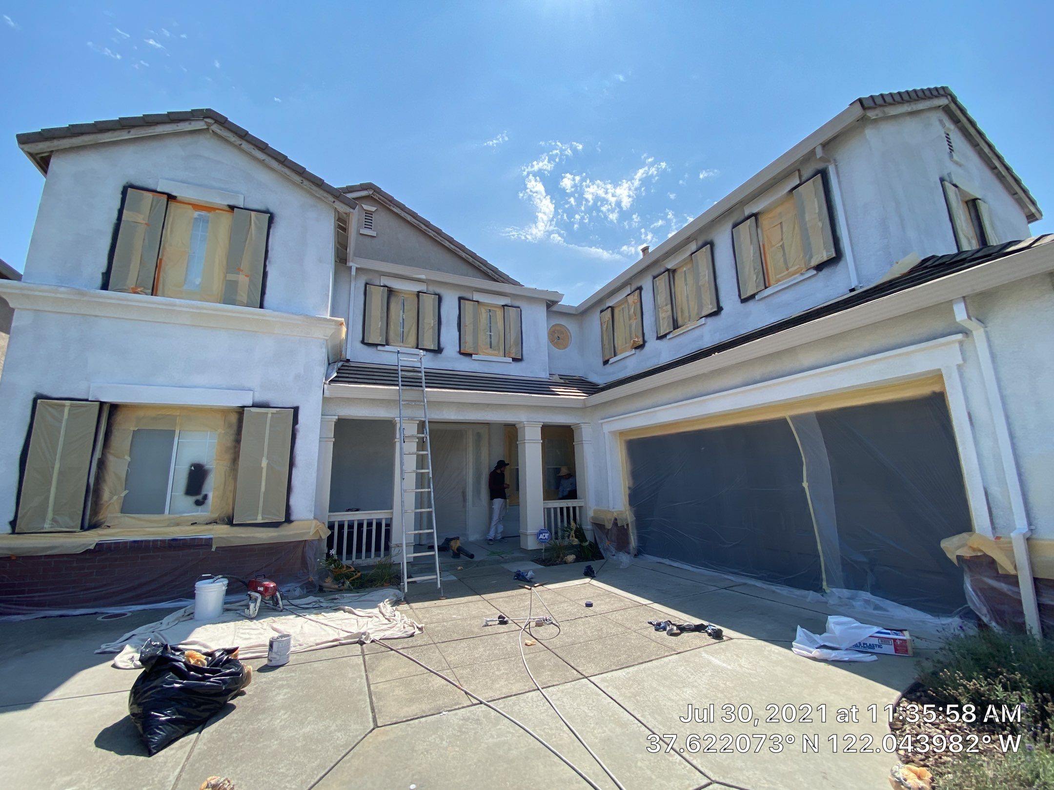 Exterior Painting  Elastomeric by Herrera’s Bay Area Painting inc.