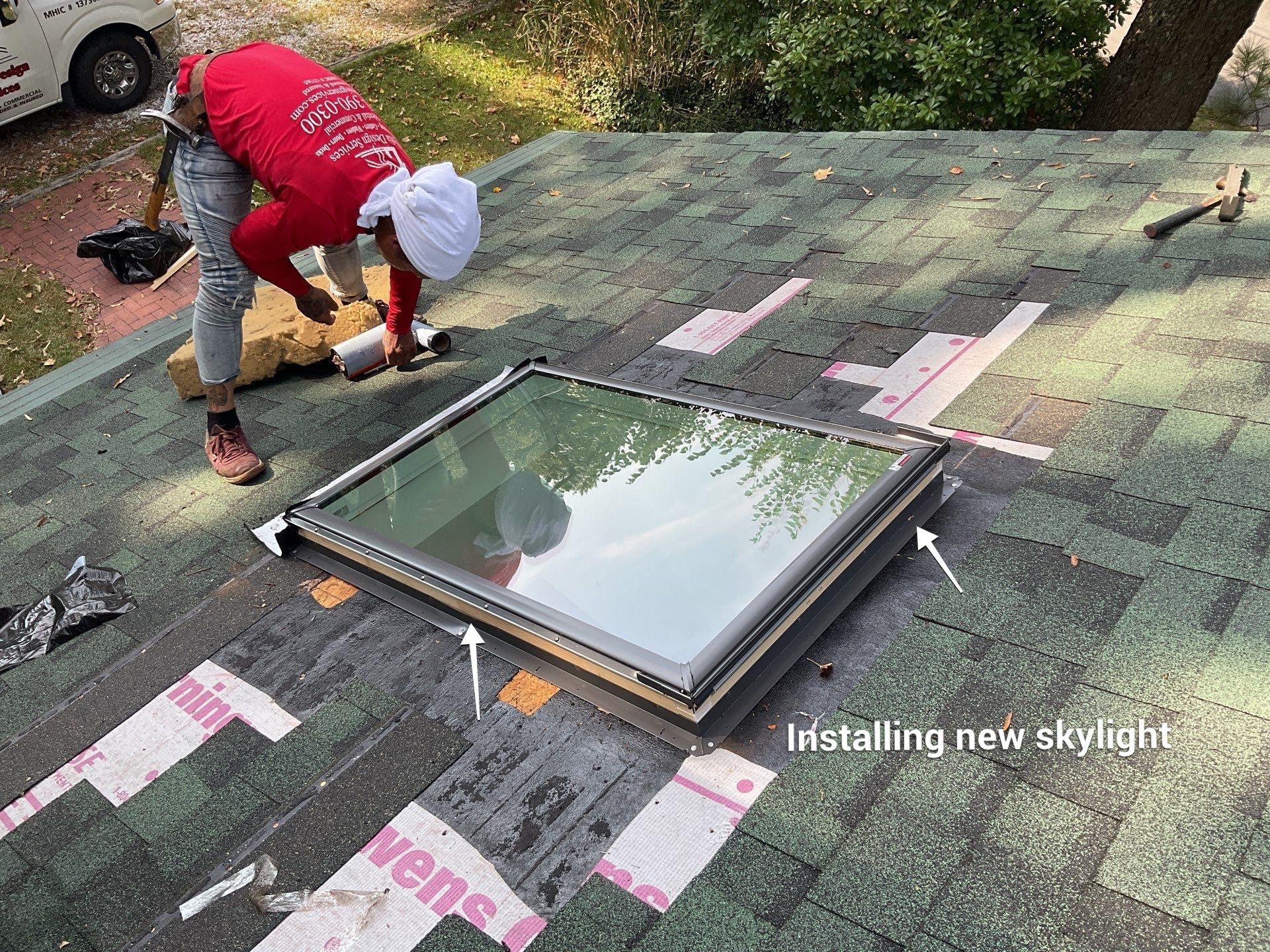 Installed New Skylight   by Alpha Design Services