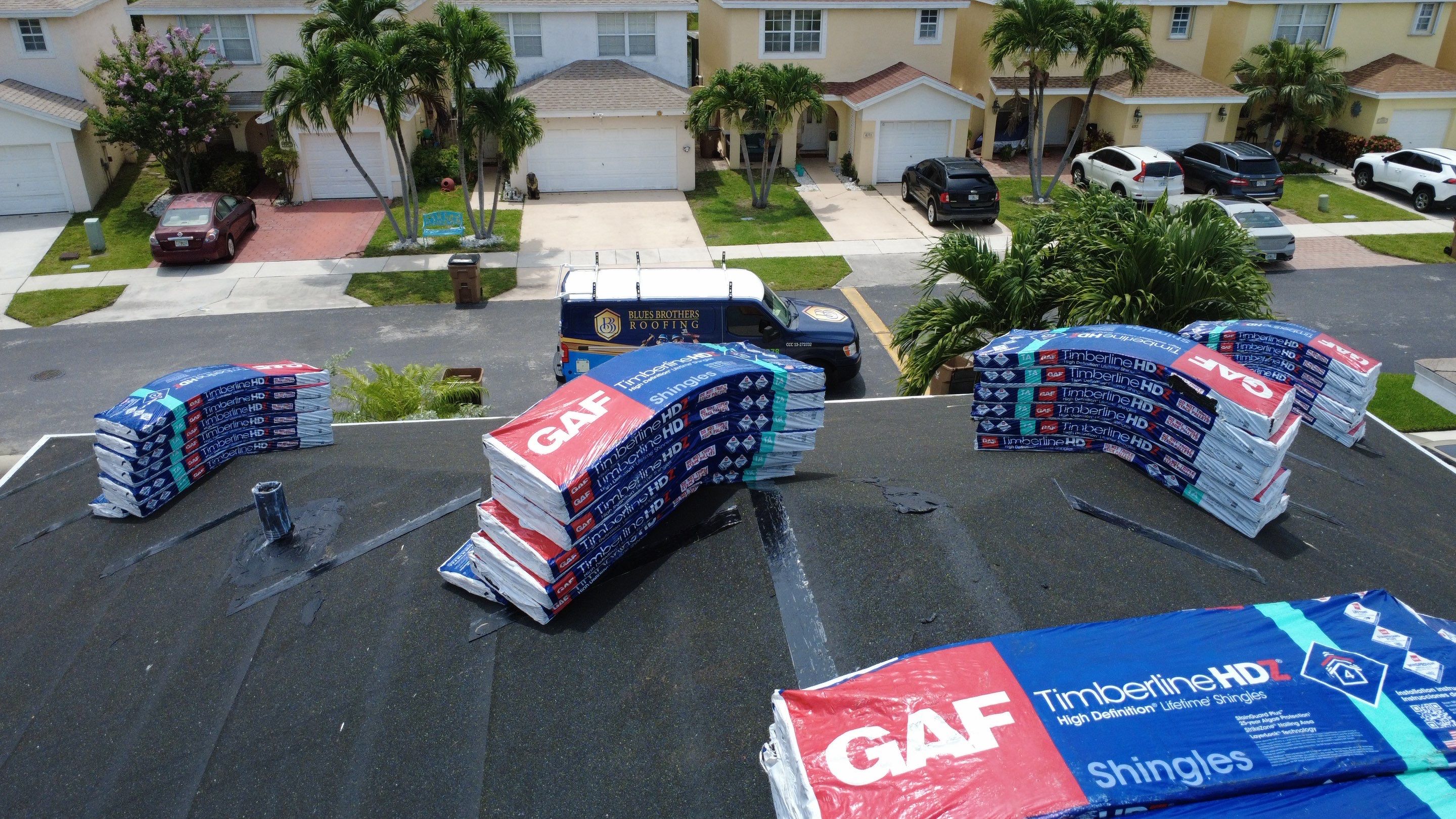Residential Roofing Installation using GAF by BLUES BROTHERS ROOFING