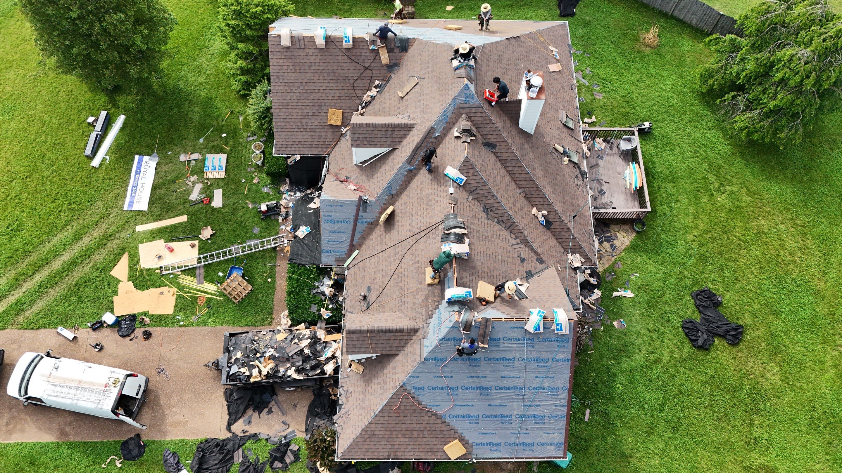 Heather Blend Re-Roof  by Royal House LLC