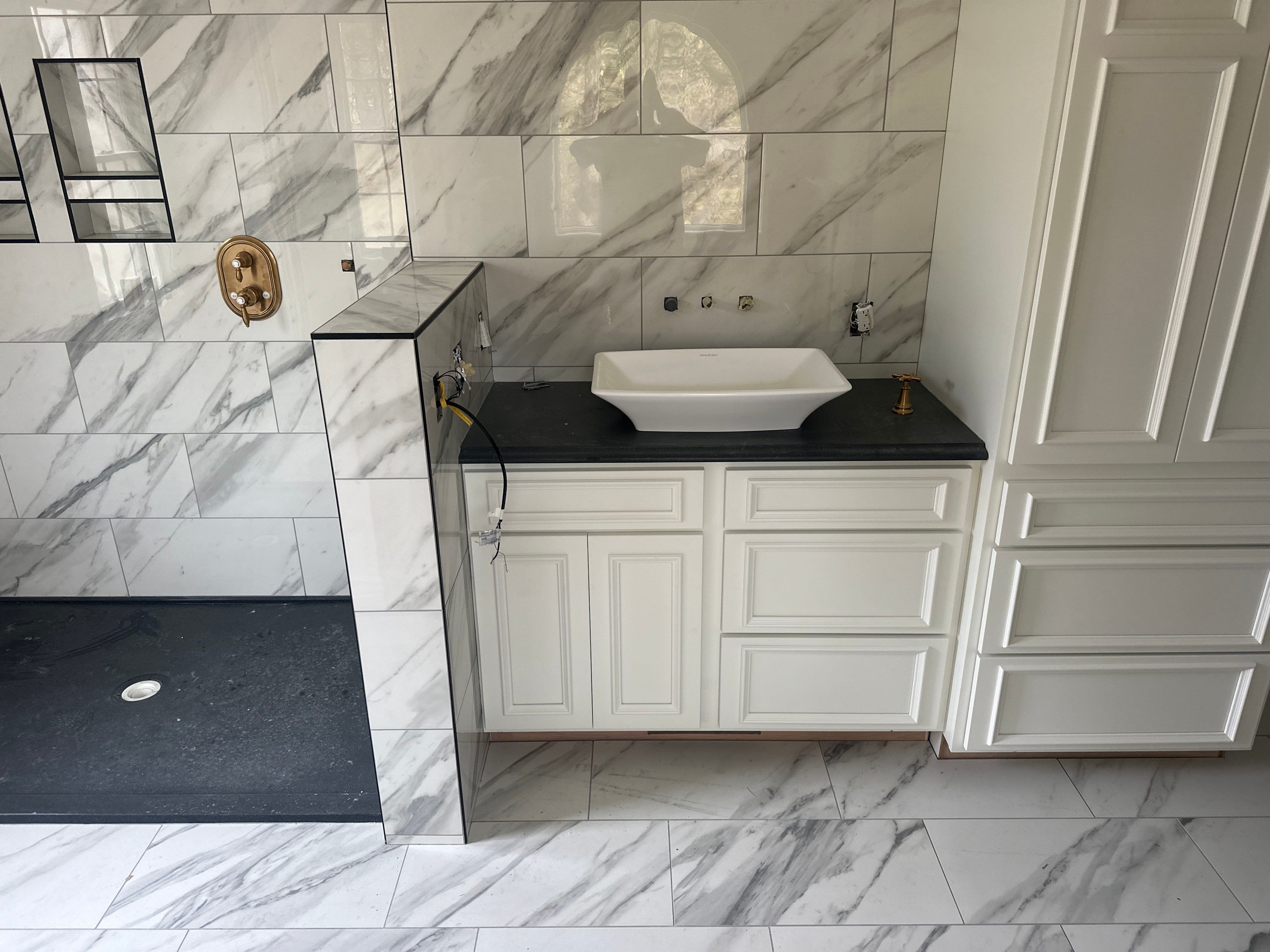 Shumaker Bathroom Remodel by Kitchen Works LLC