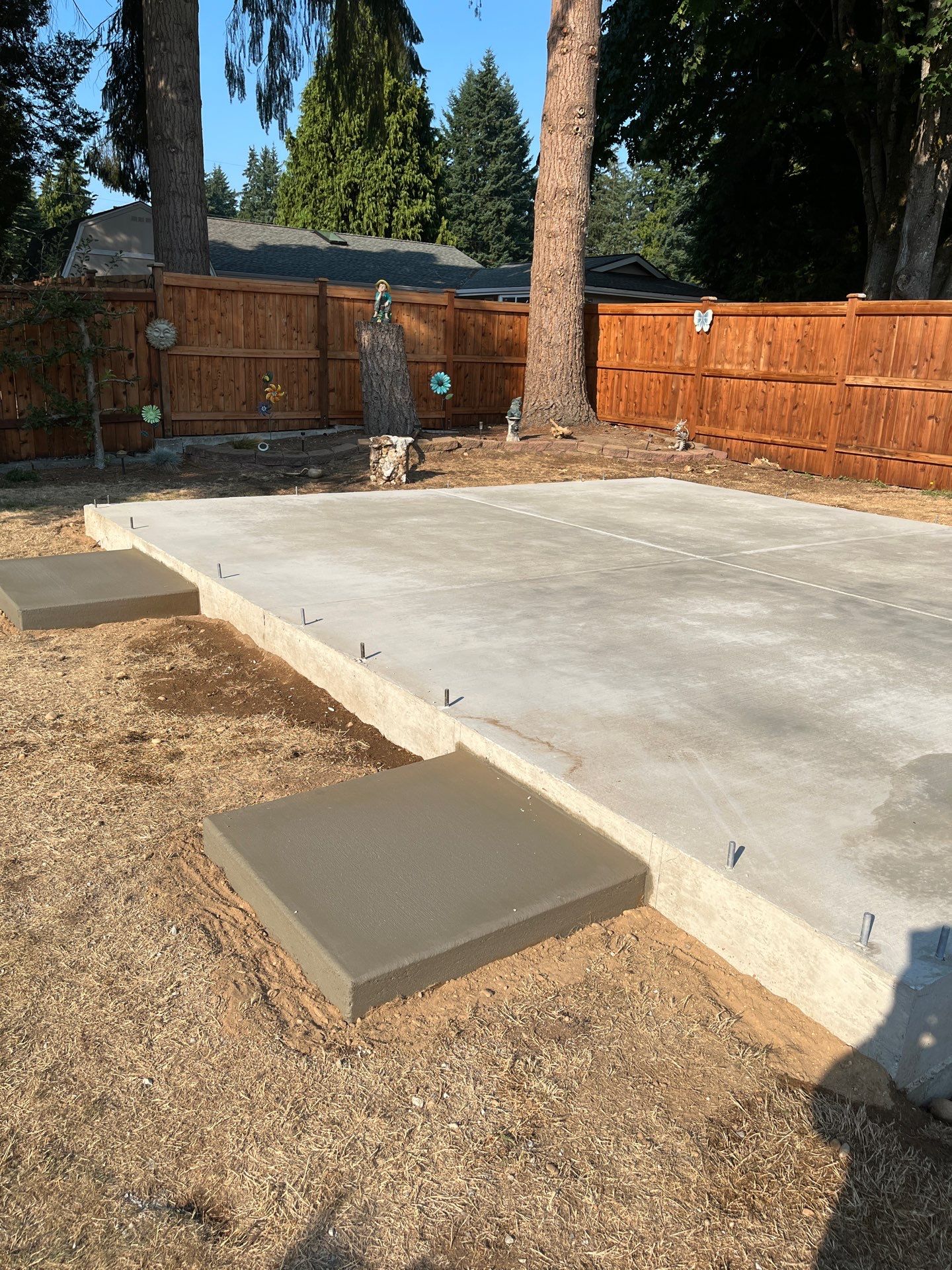 Backyard Concrete Slab Installation | Everett  by Jireh Asphalt & Concrete Inc 
