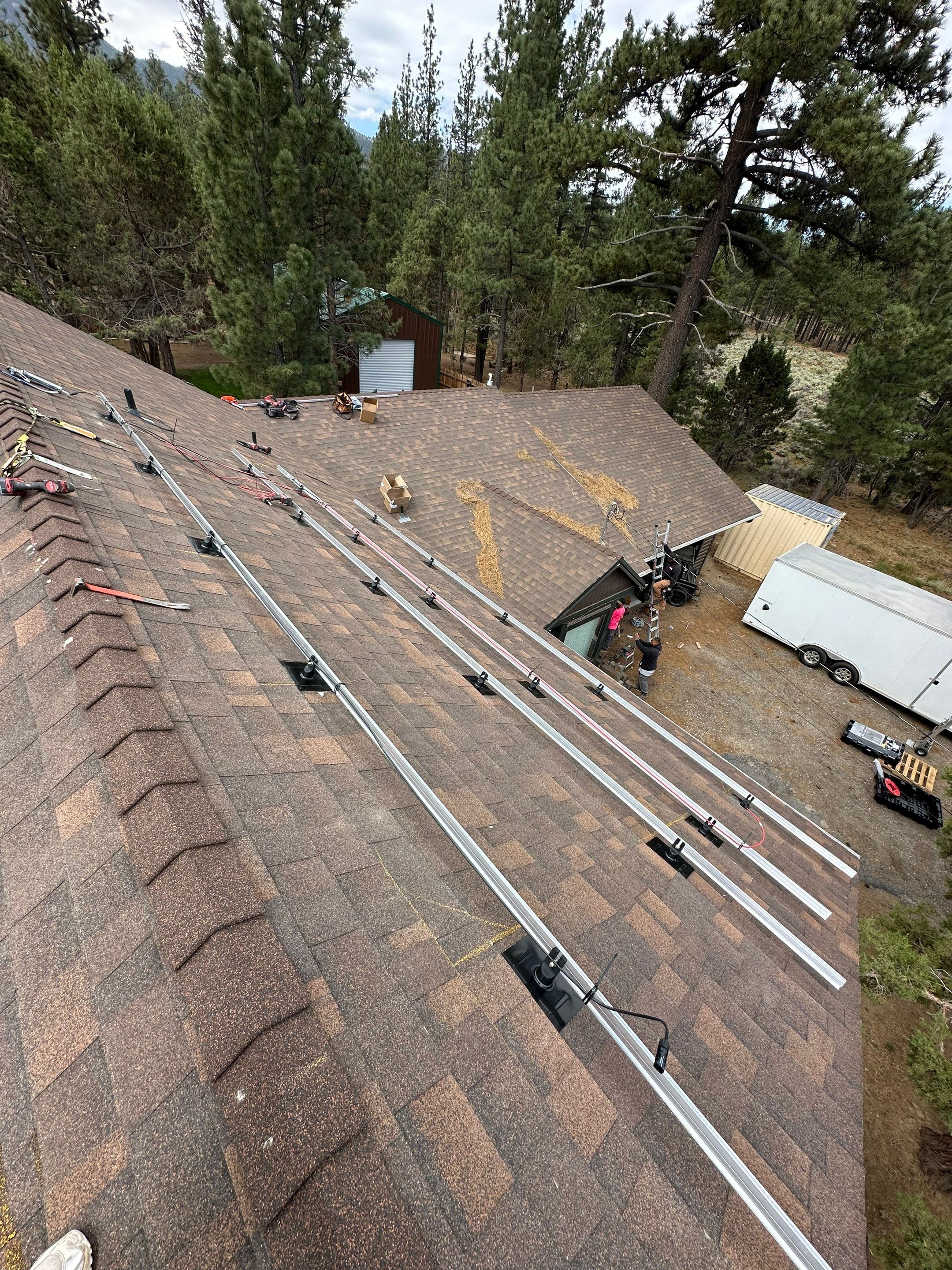 Big Bear Solar Power Installation with Tesla Powerwall by VIBE SOLAR