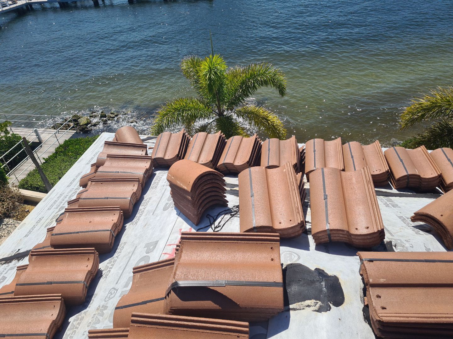 Residential Roofing Installation using Eagle Roofing Tile by BLUES BROTHERS ROOFING