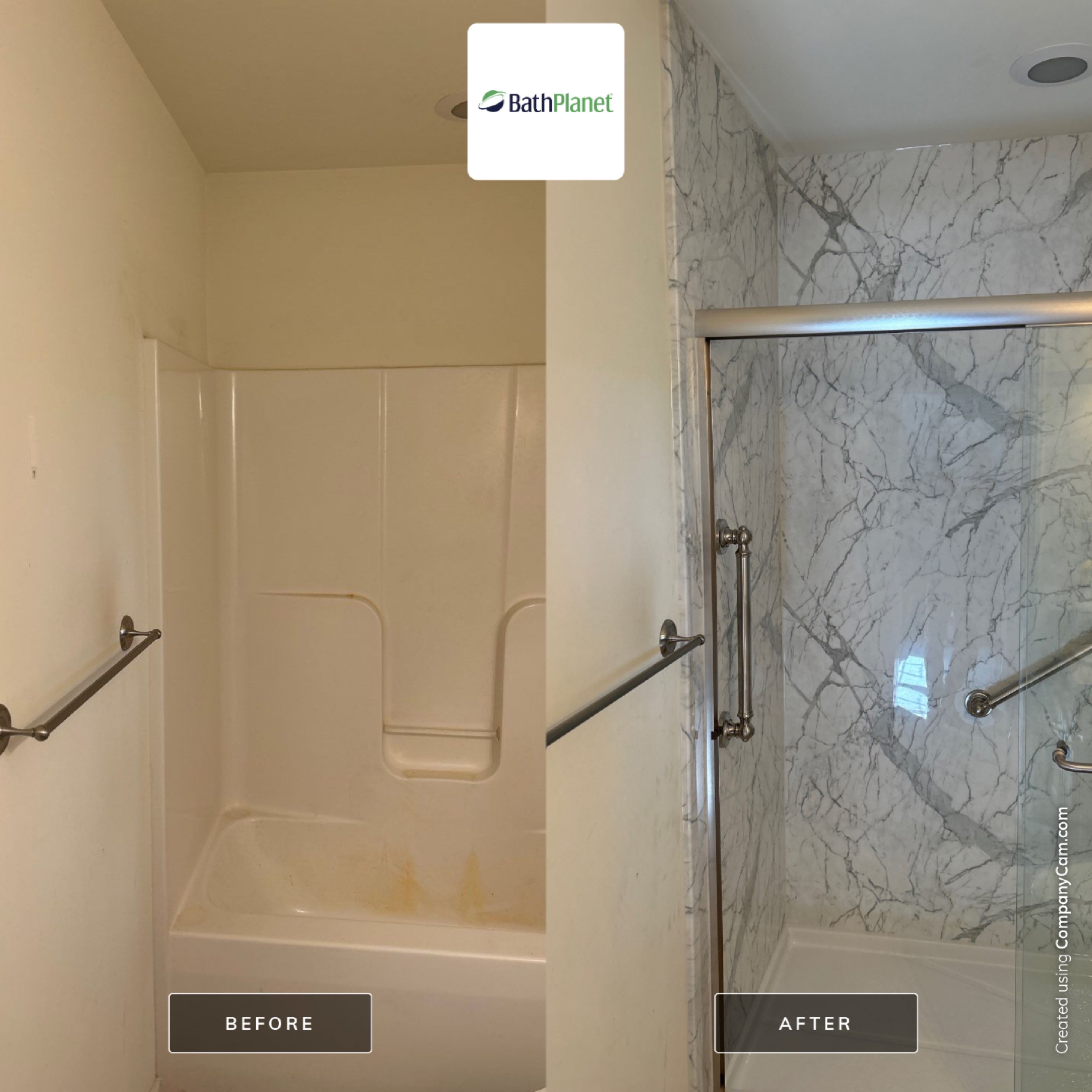 2 Tub to Shower Conversions by BathPlanet SW Virginia