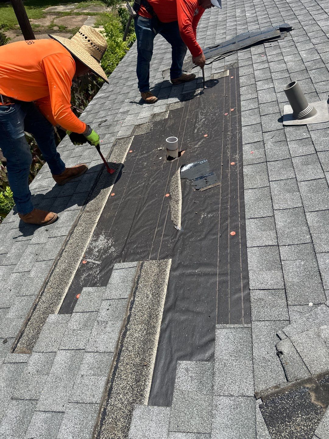 Hail Damage using Owen's Corning Duration (Lifetime) Shingles by Roof Repair Company