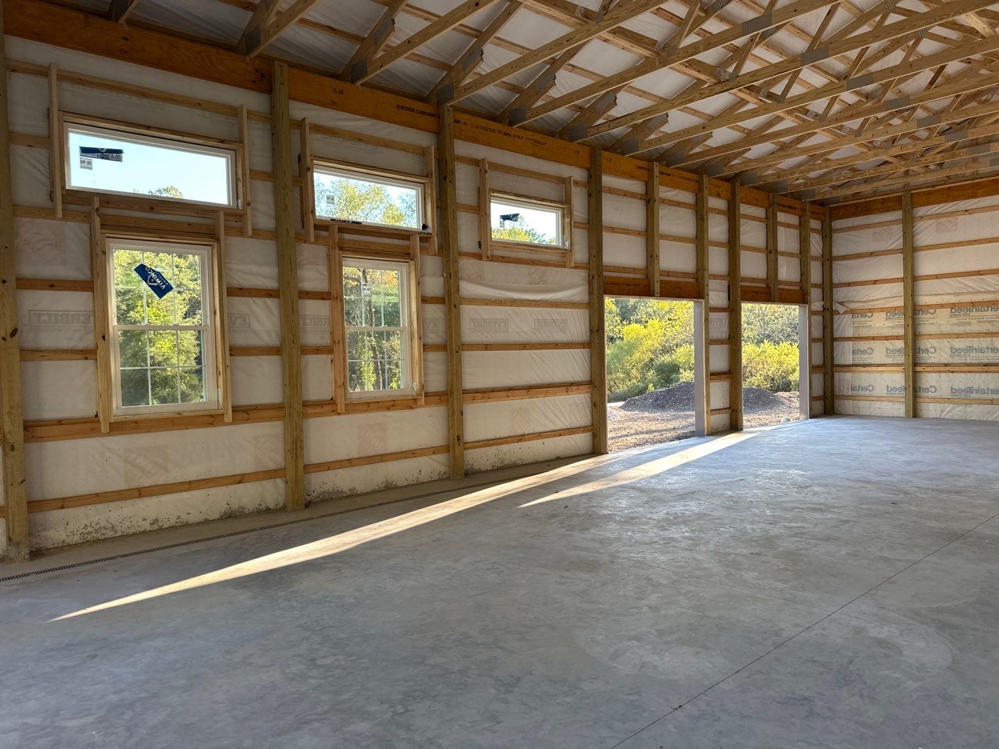 Large Garage Build by Bec Construction Llc