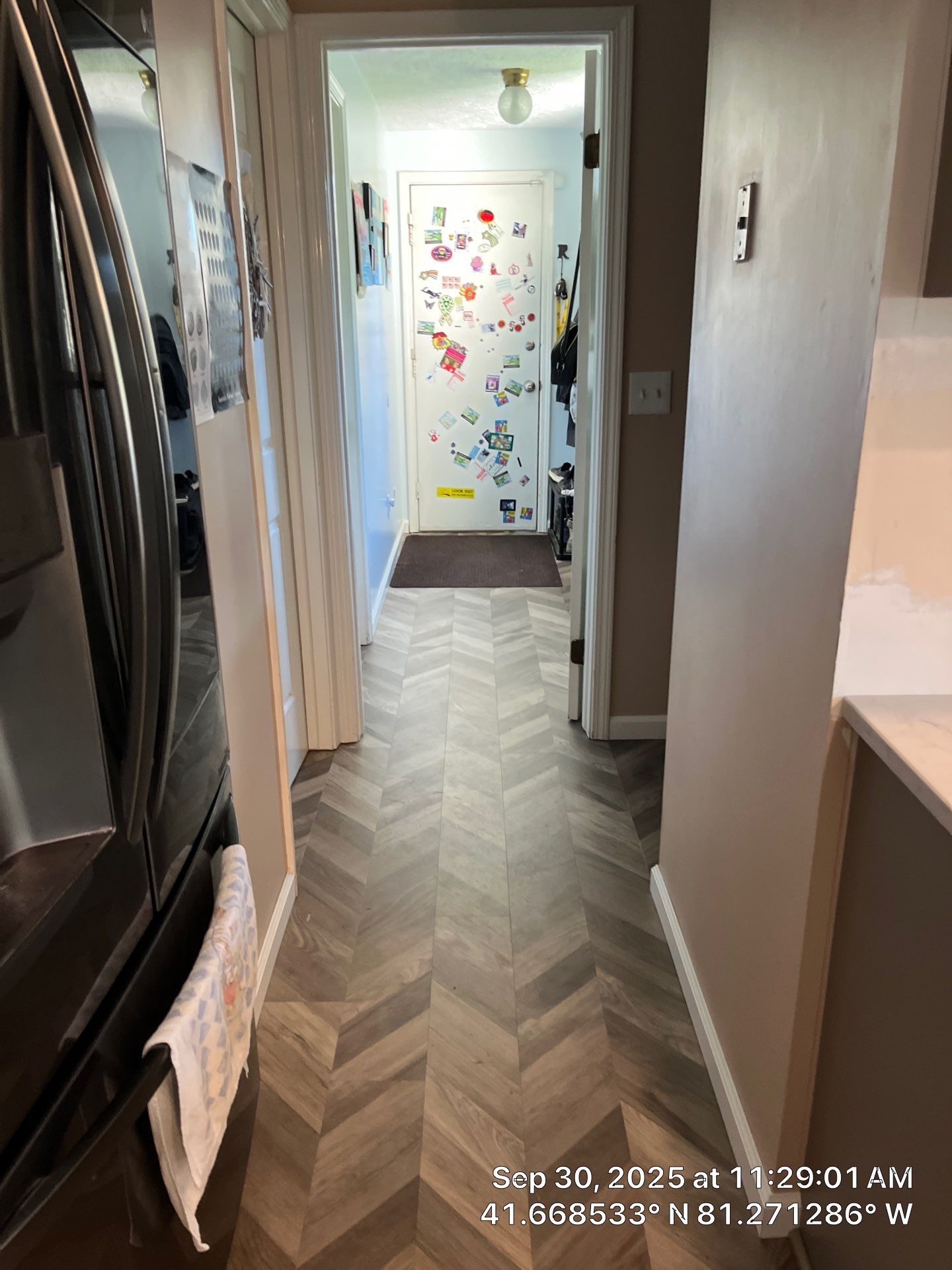 Kitchen Renovation & New Floors by Hilltop Drafting & Design LLC