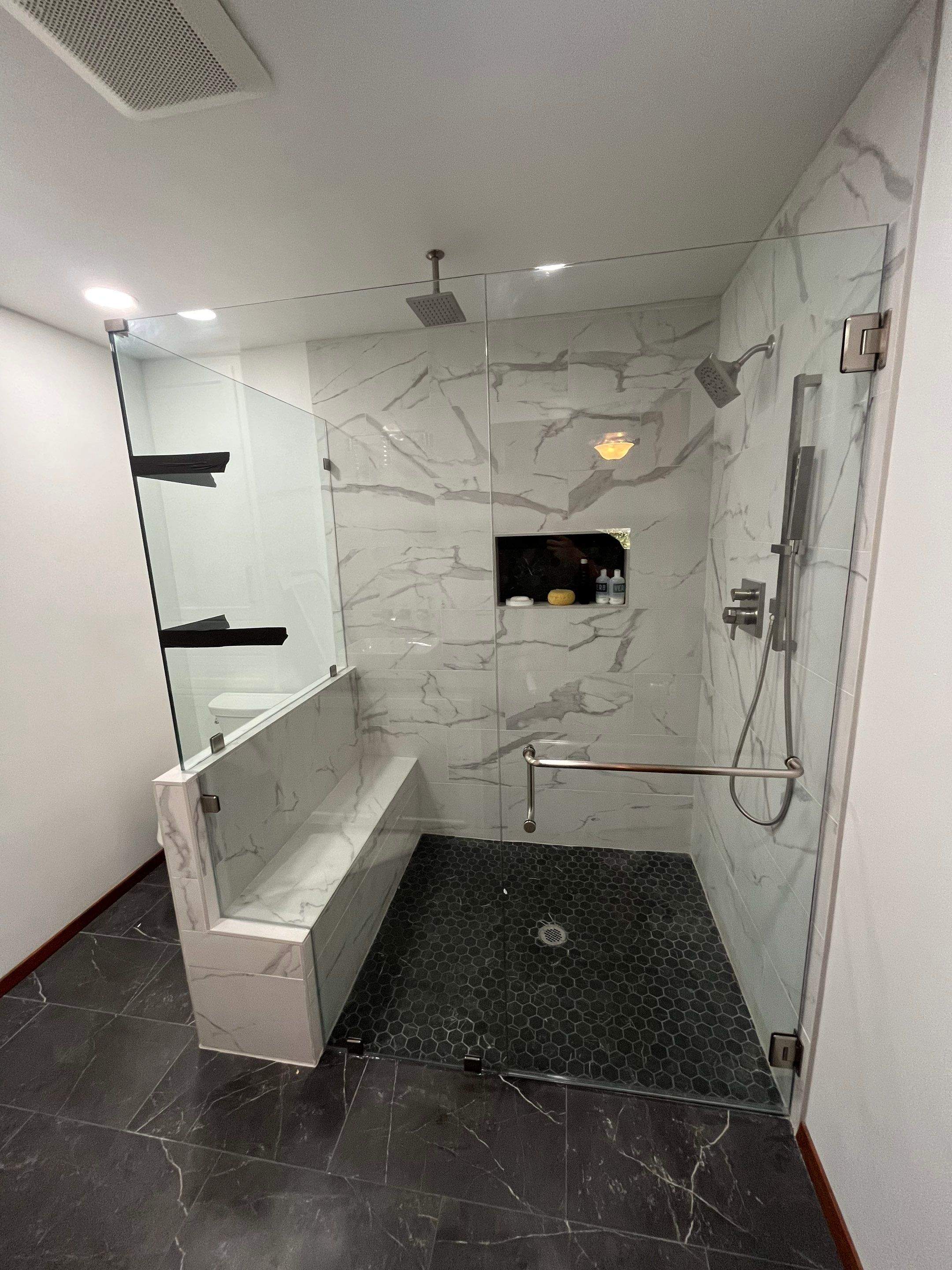 Shower Pictures by Custom Glass Service