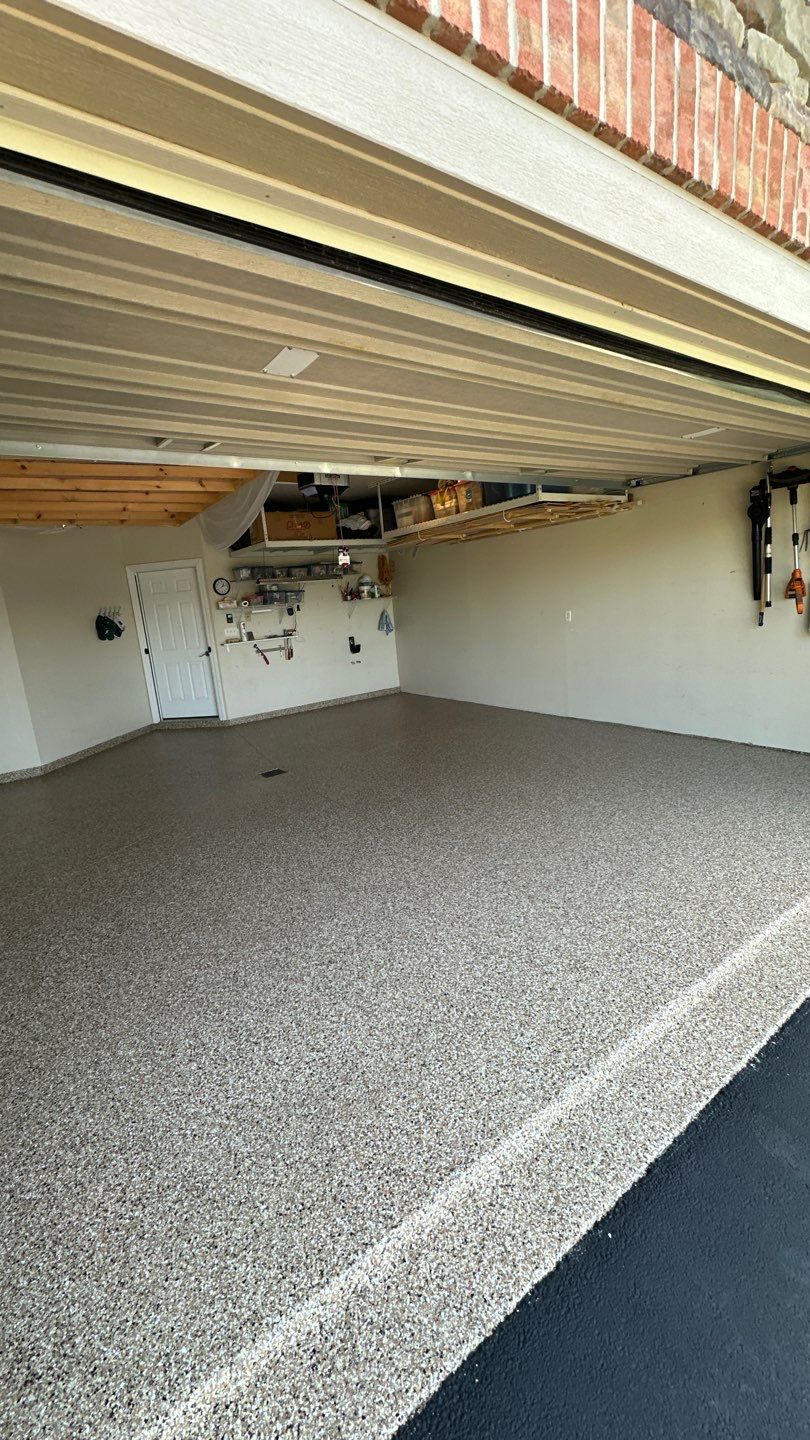 Porch + Walkway + Garage Project in Renfrew by Floors in a Day, Inc