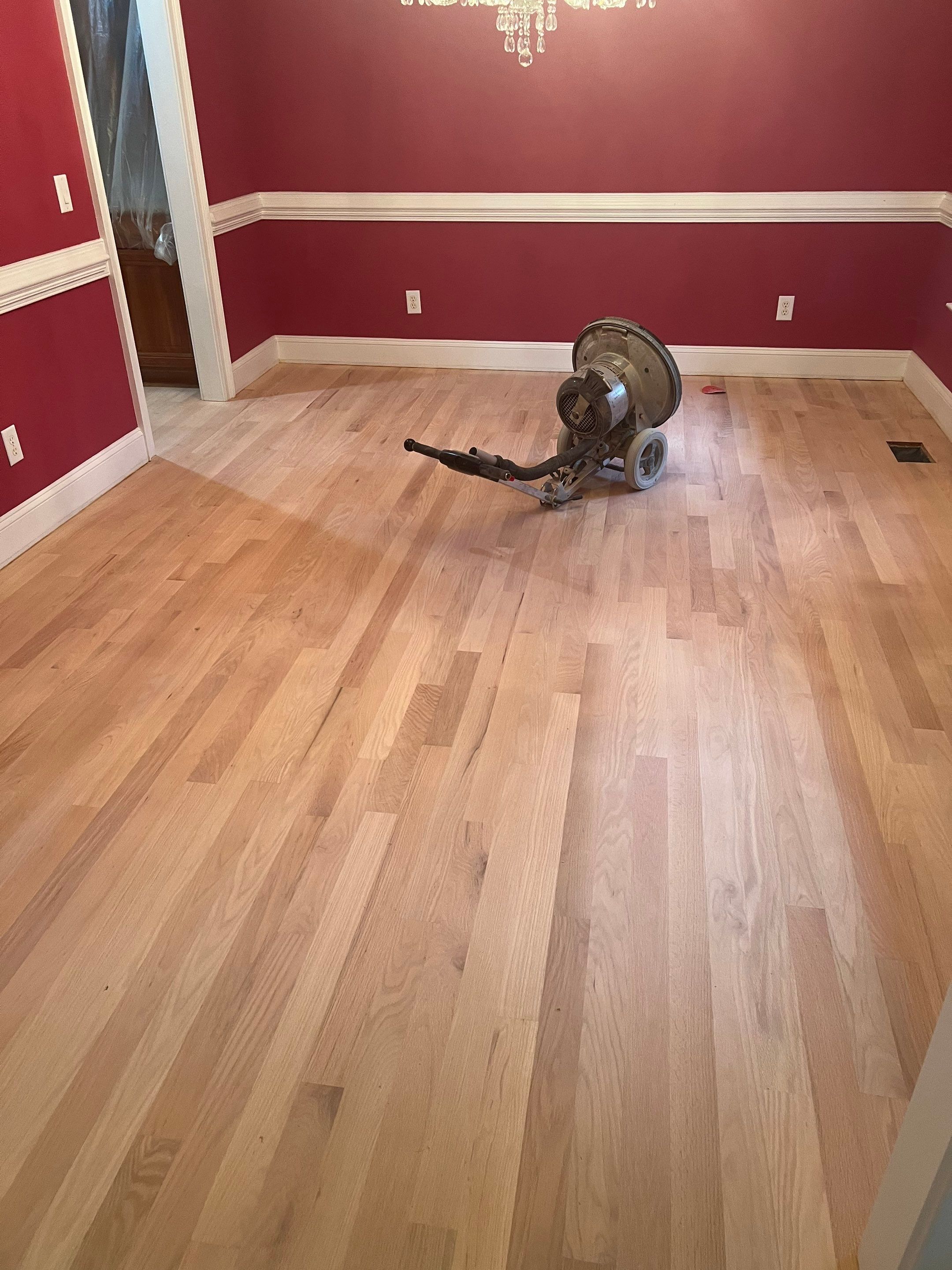 A beautiful refinishing project in The Oaks, Chapel Hill by Accent Custom Floors