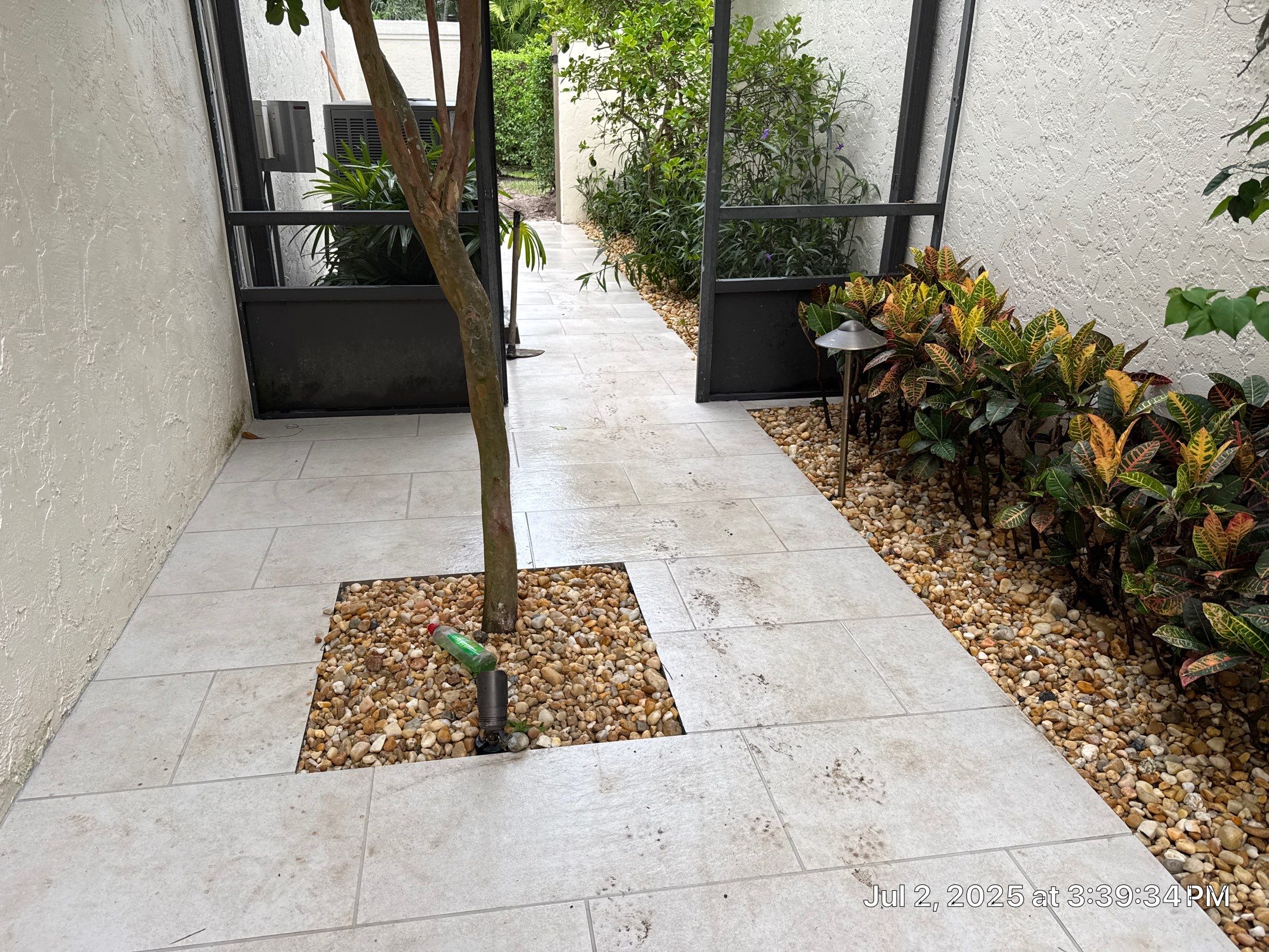 Pool Deck/Landscape/landscape lighting/pool coping/porcelain pavers/Pelican Marsh by Old Town Pavers Llc