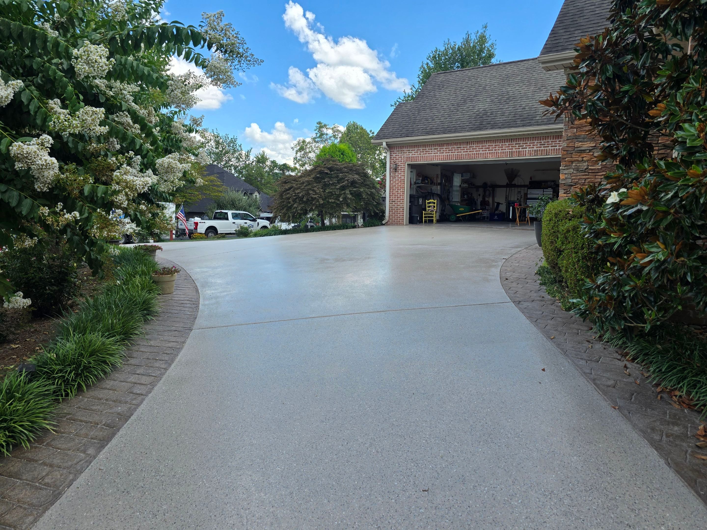 Driveway using Armadillo by Elite Floor Solutions