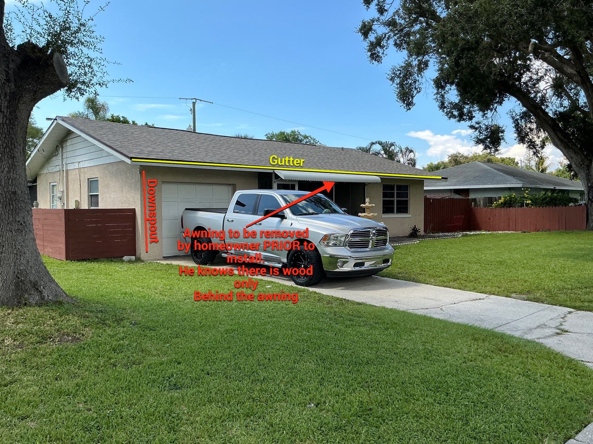 K-Style Aluminum Gutters Installed in Bradenton FL by Gutter Professors