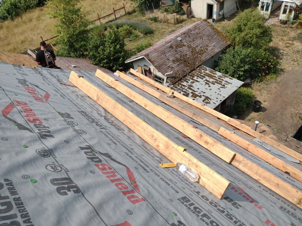 Residential Roofing Installation using Malarkey Vista AR Shingles by Orezona Building & Roofing Company, Inc.