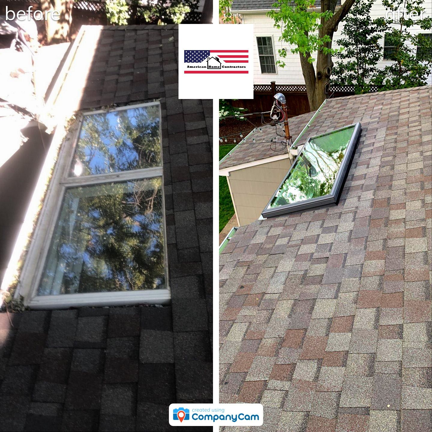 Skylight and Gutter Replacement by American Home Contractors