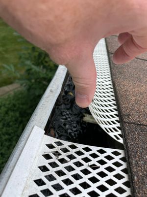 Turtle Shell gutter protection installation in Naperville, IL 60540, photograph 5